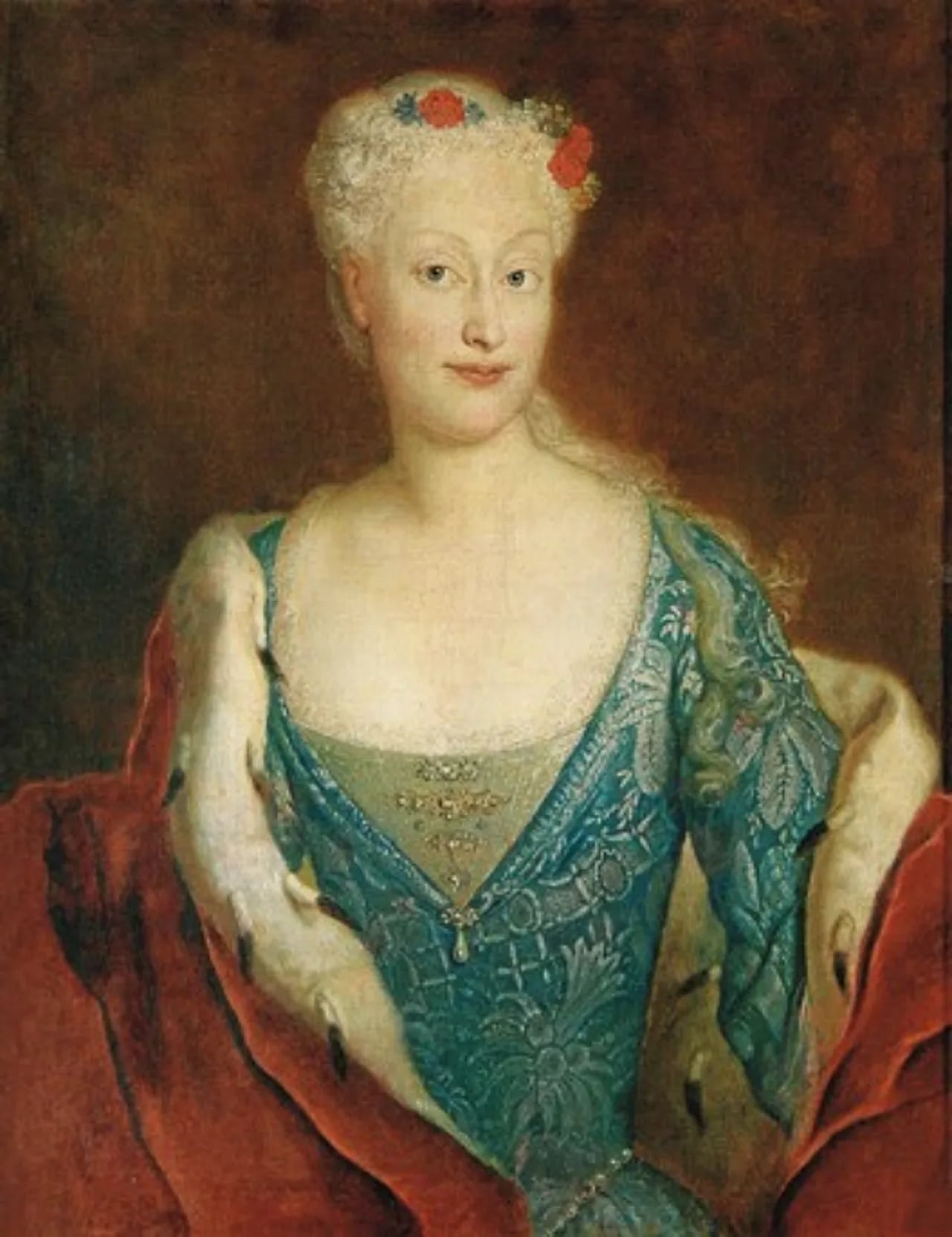 Porträt von Johannetta Antoinetta Juliana von Sachsen-Eisenach (1698–1726) – Gedenkseite