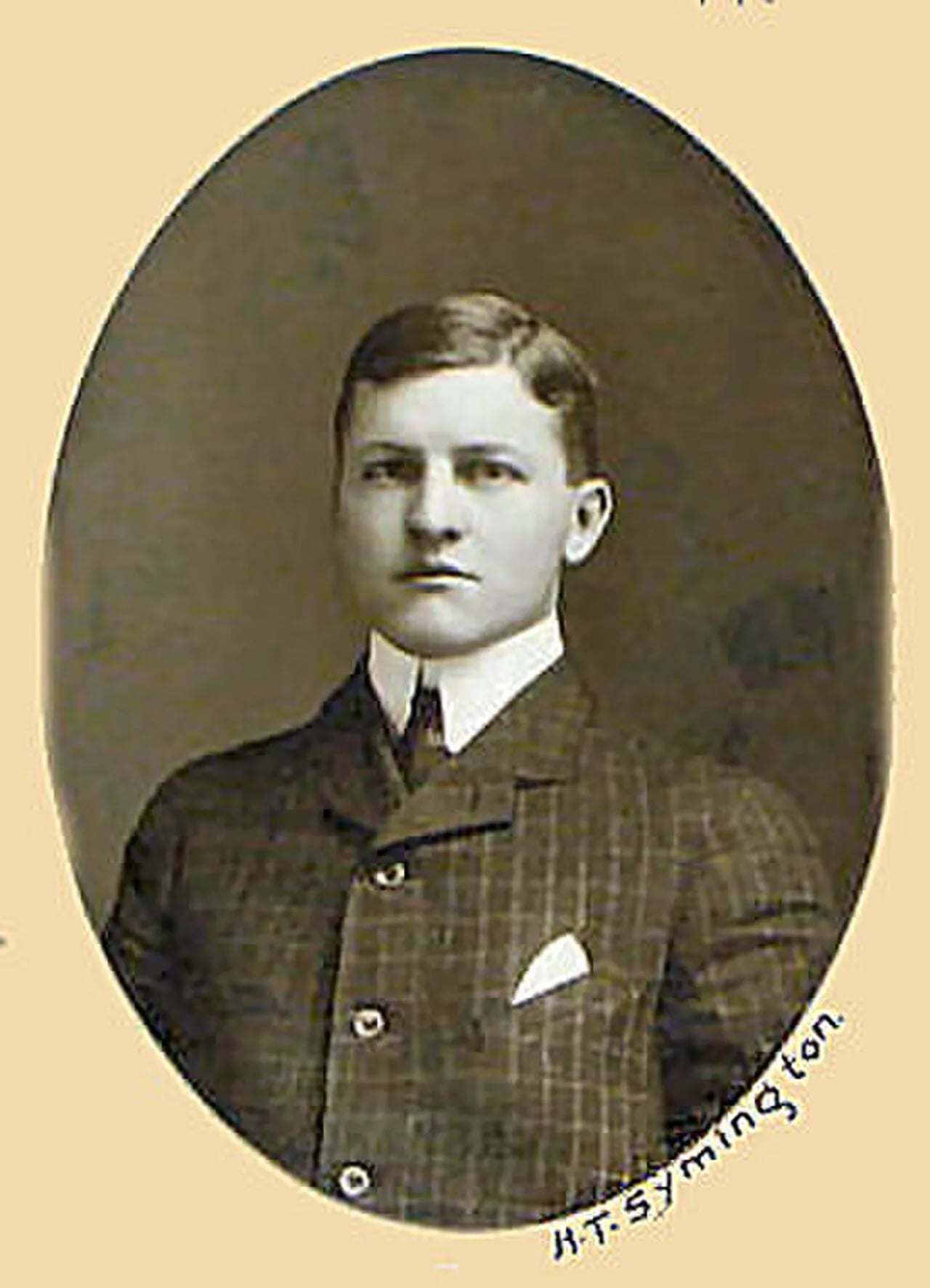 Porträt von Herbert James Symington (1881–1965) – Gedenkseite