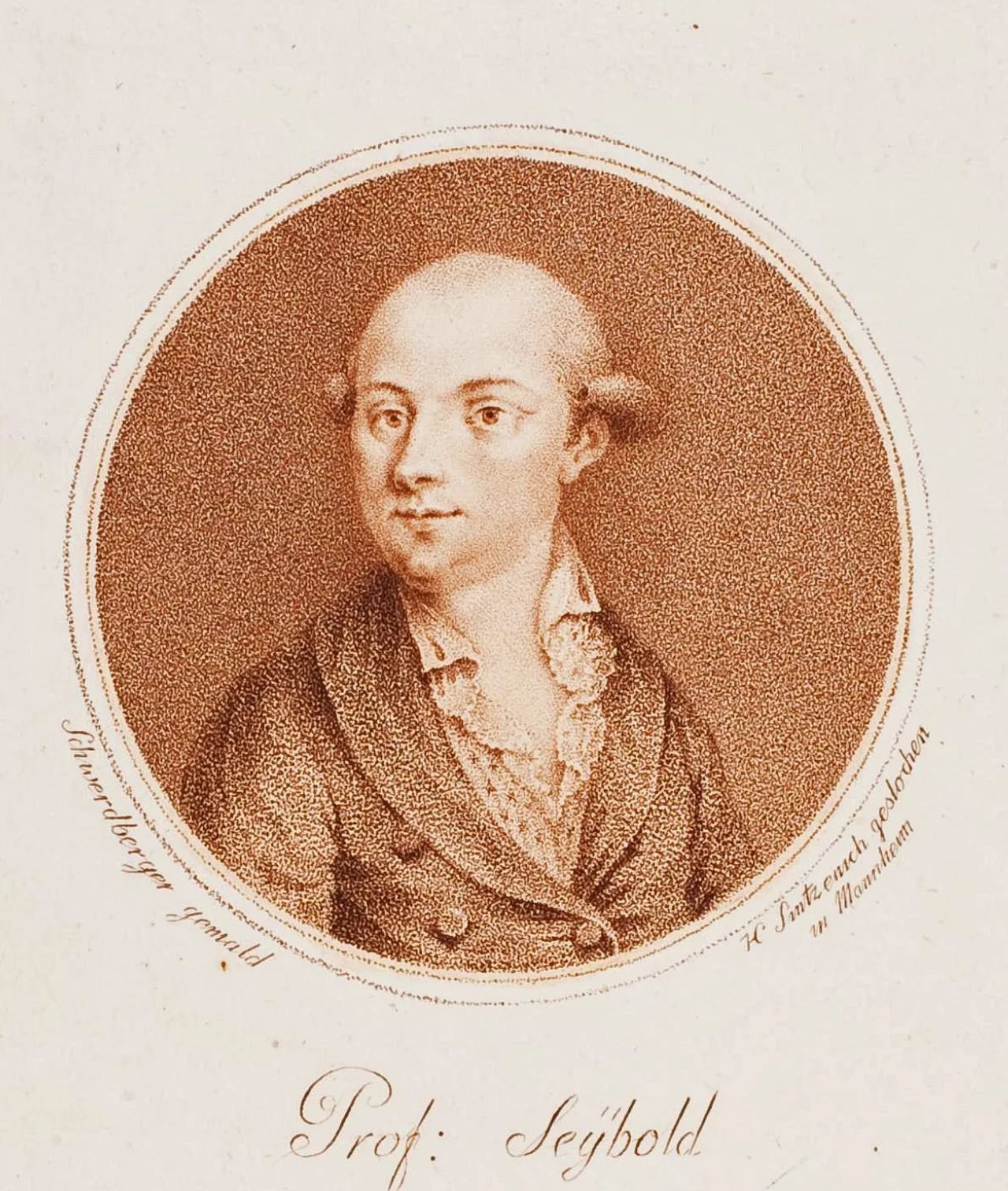 Porträt von David Christoph Seybold (1747–1804) – Gedenkseite