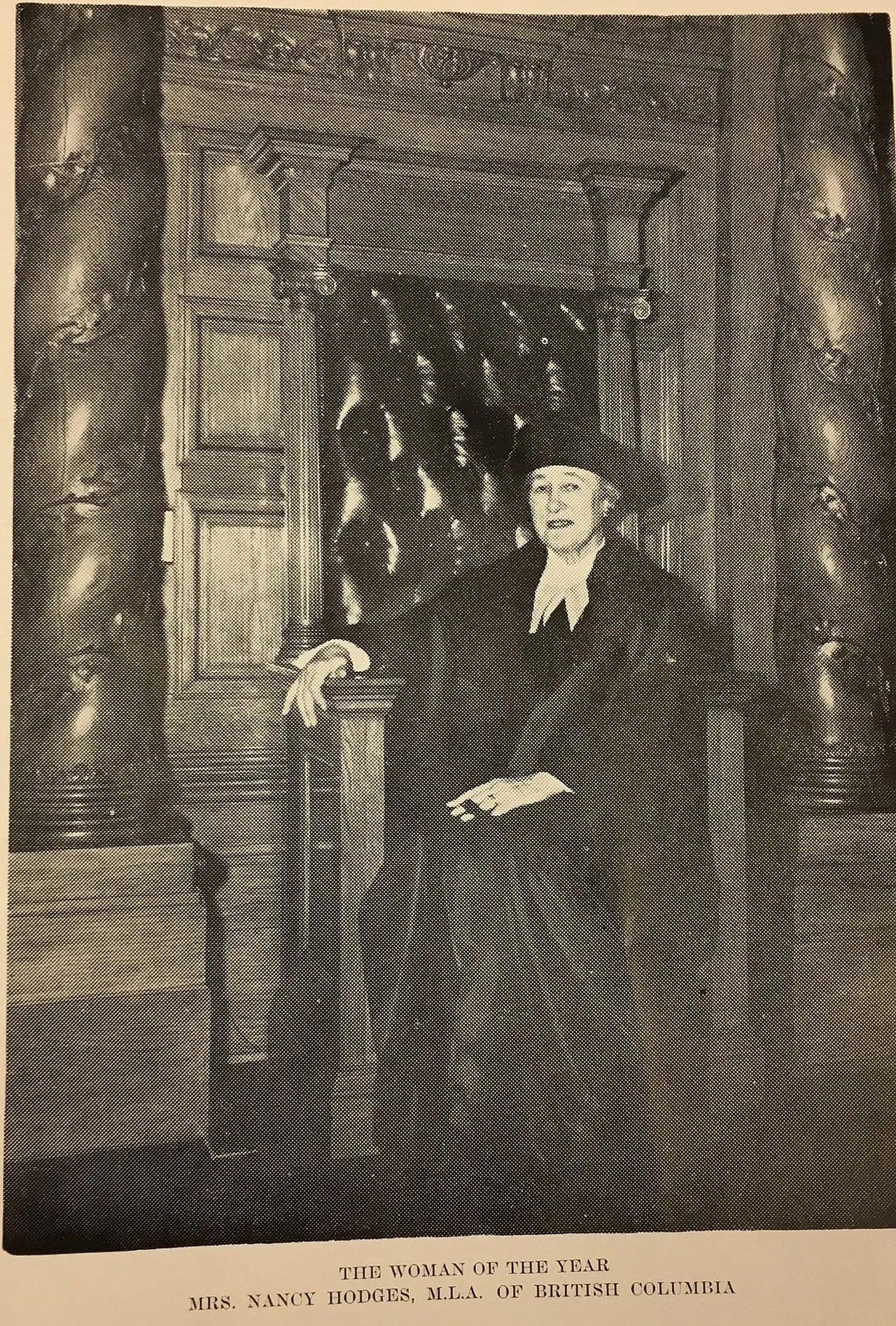 Porträt von Nancy Hodges (1888–1969) – Gedenkseite