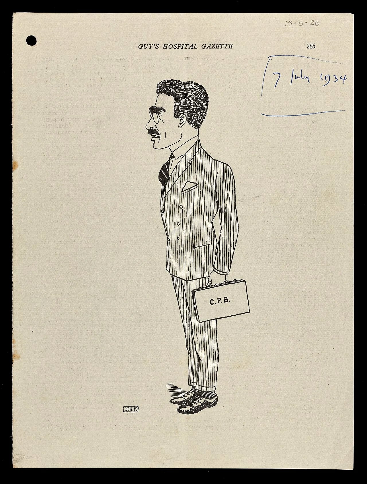 Portrait of Carlos Blacker (1895–1975) – memorial page
