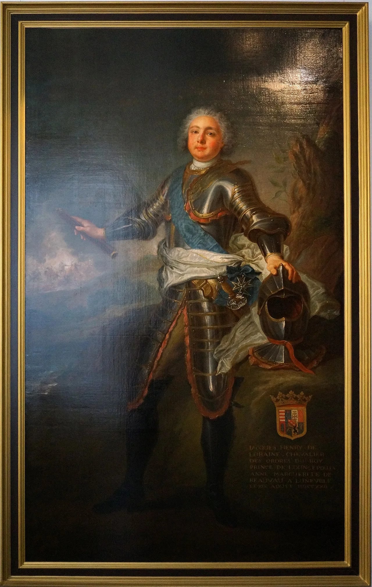 Porträt von Jacques Henri de Lorraine (1698–1734) – Gedenkseite