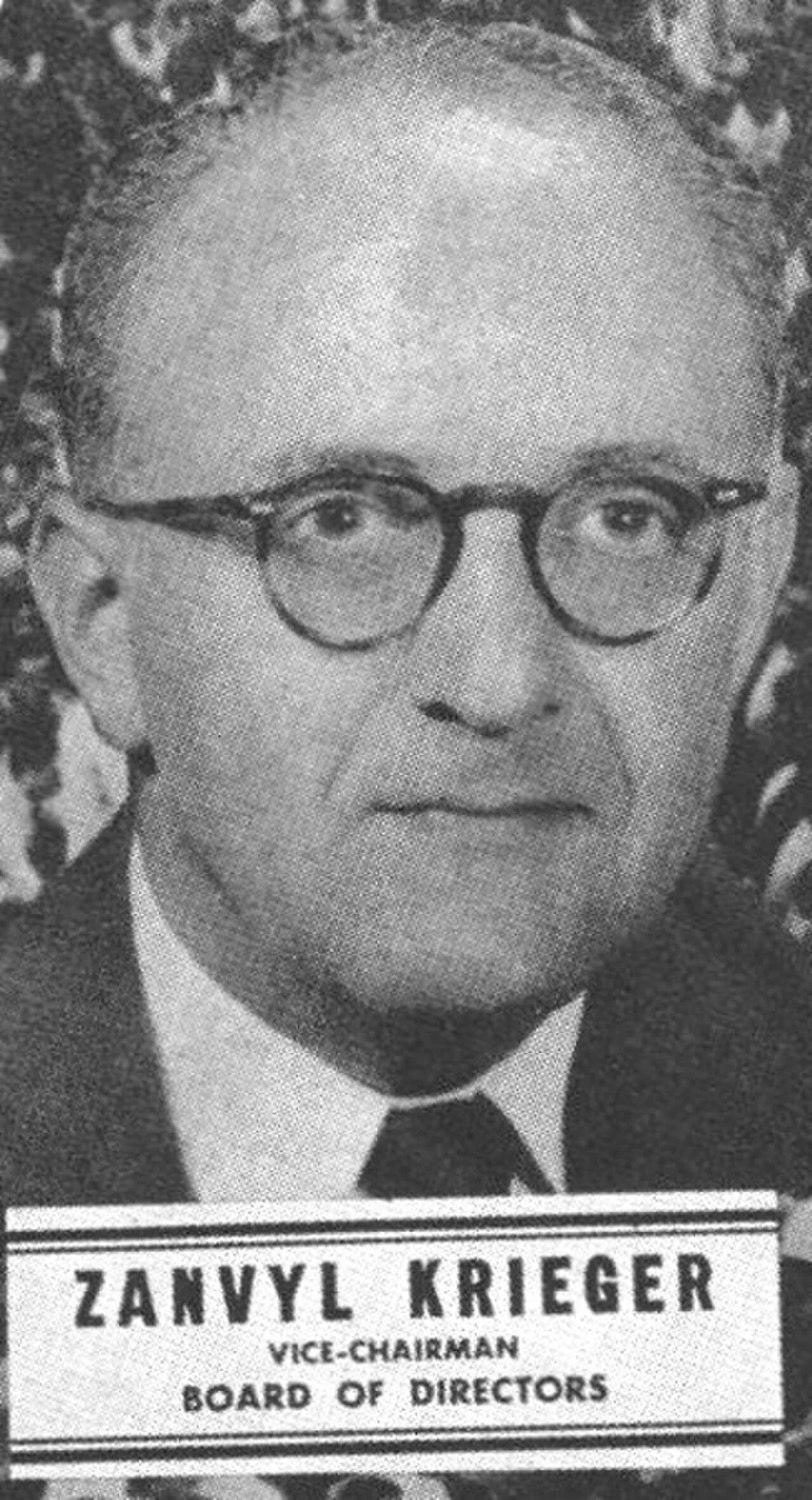 Portrait of Zanvyl Krieger (1906–2000) – memorial page