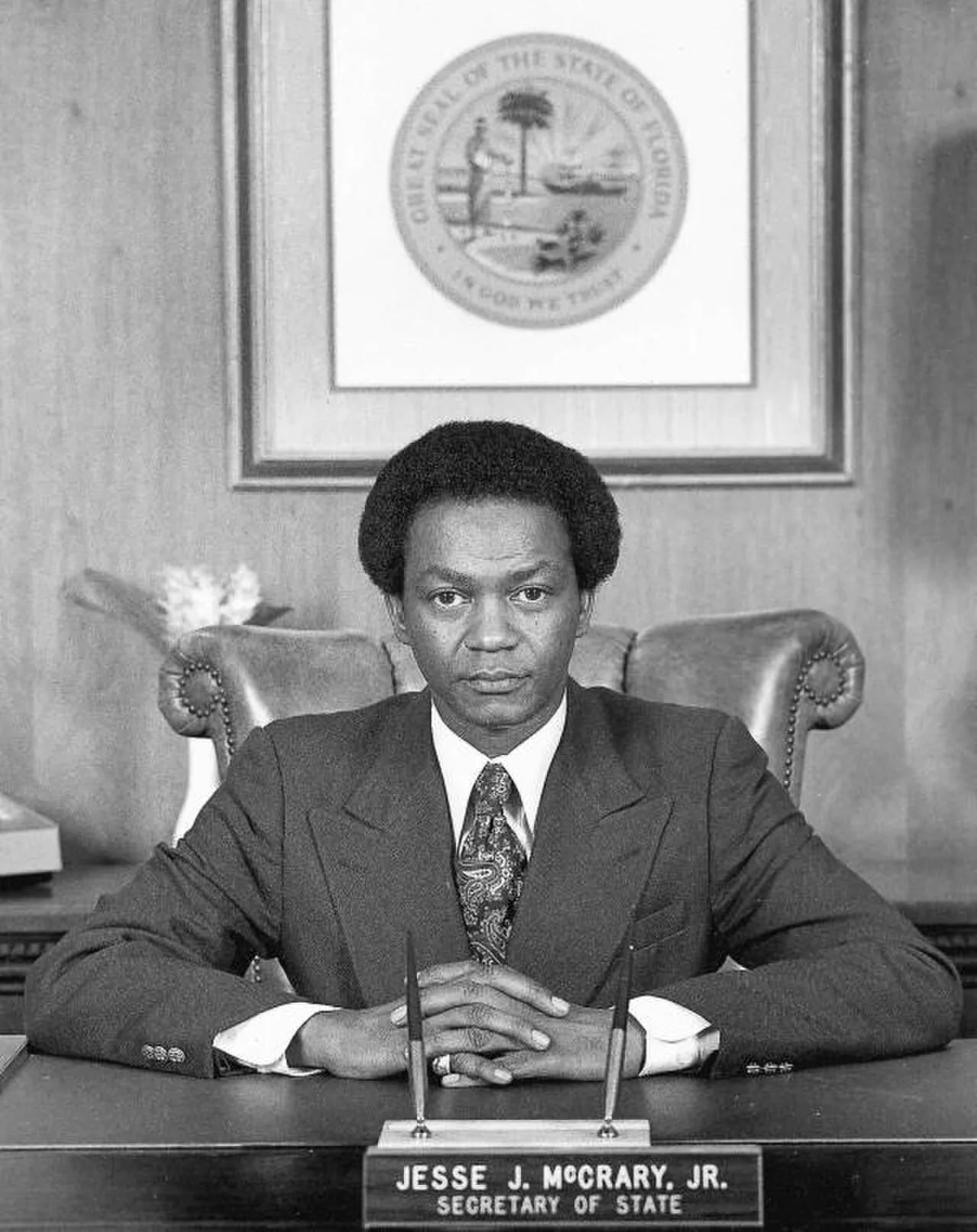 Portrait of Jesse J. McCrary, Jr. (1937–2007) – memorial page