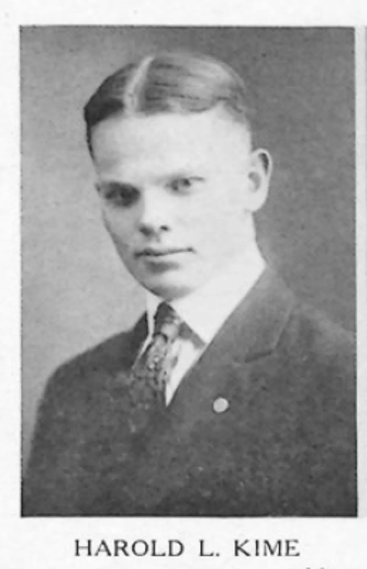 Portrait of Hal Kime (1898–1939) – memorial page