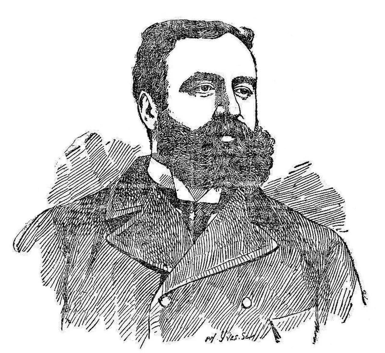 Portrait of René François Gautier (1851–1936) – memorial page