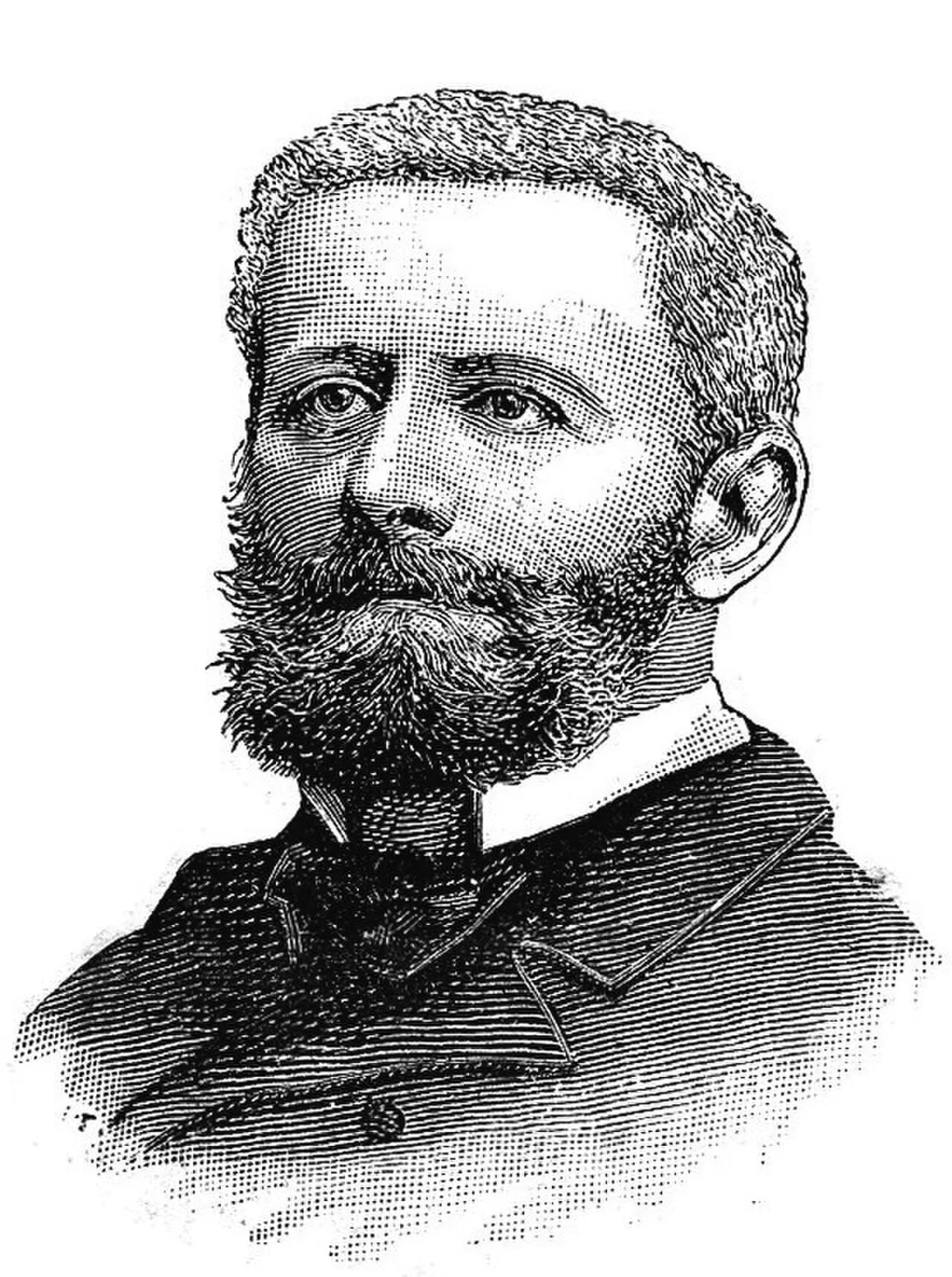 Porträt von Georges Graux (1843–1900) – Gedenkseite