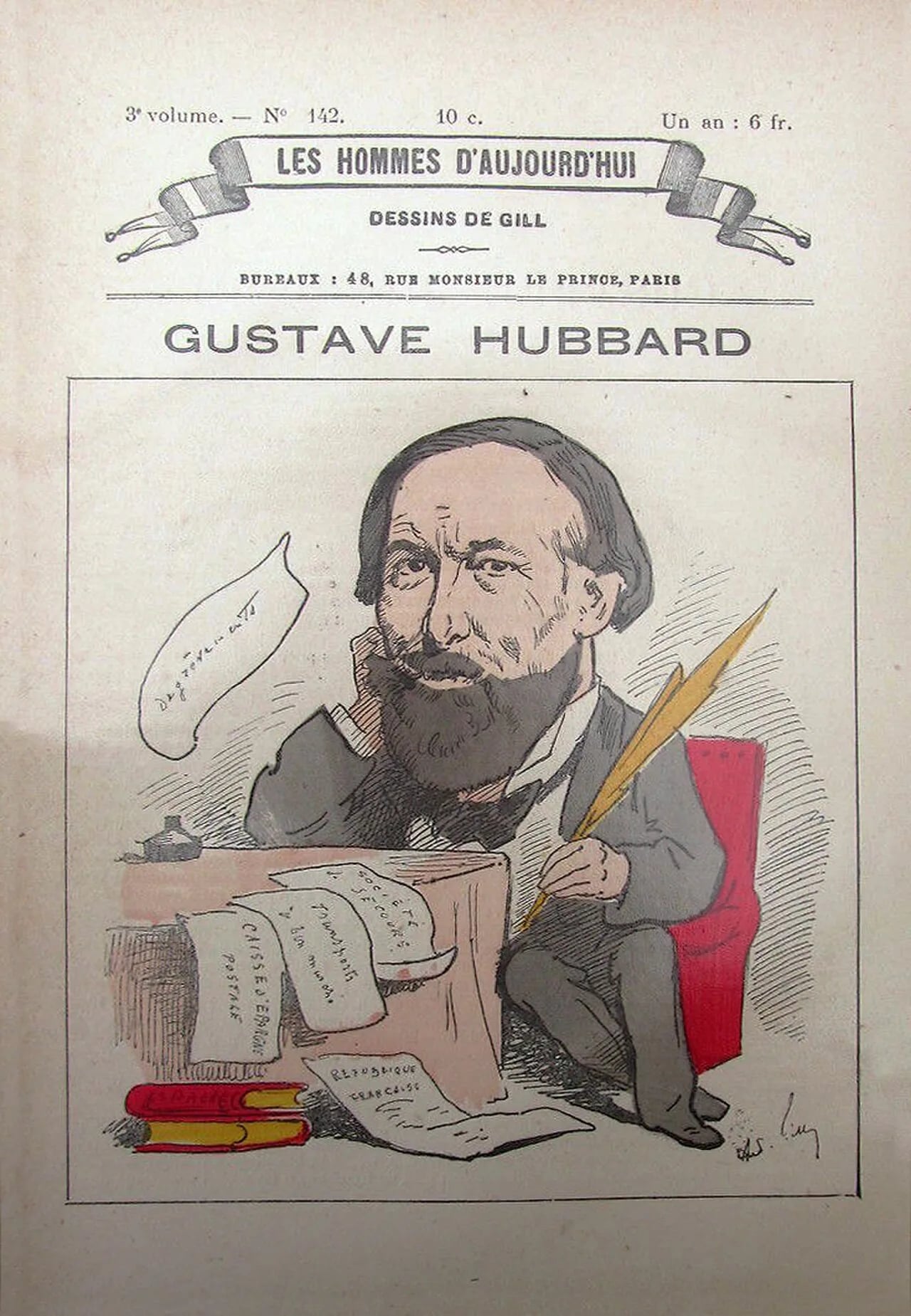 Portrait of Gustave-Adolphe Hubbard (1858–1927) – memorial page