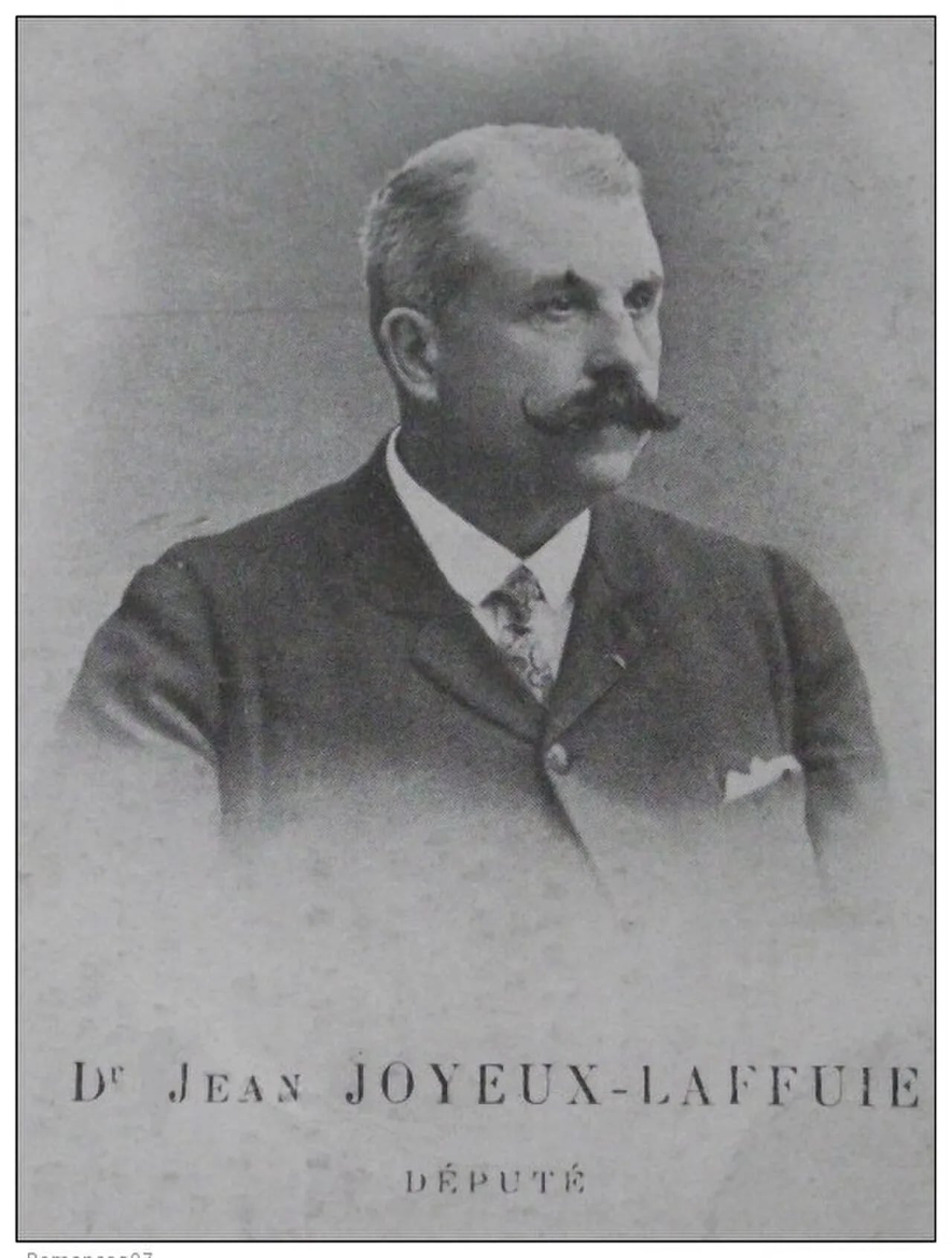 Porträt von Jean Joyeux-Laffuie (1852–1917) – Gedenkseite
