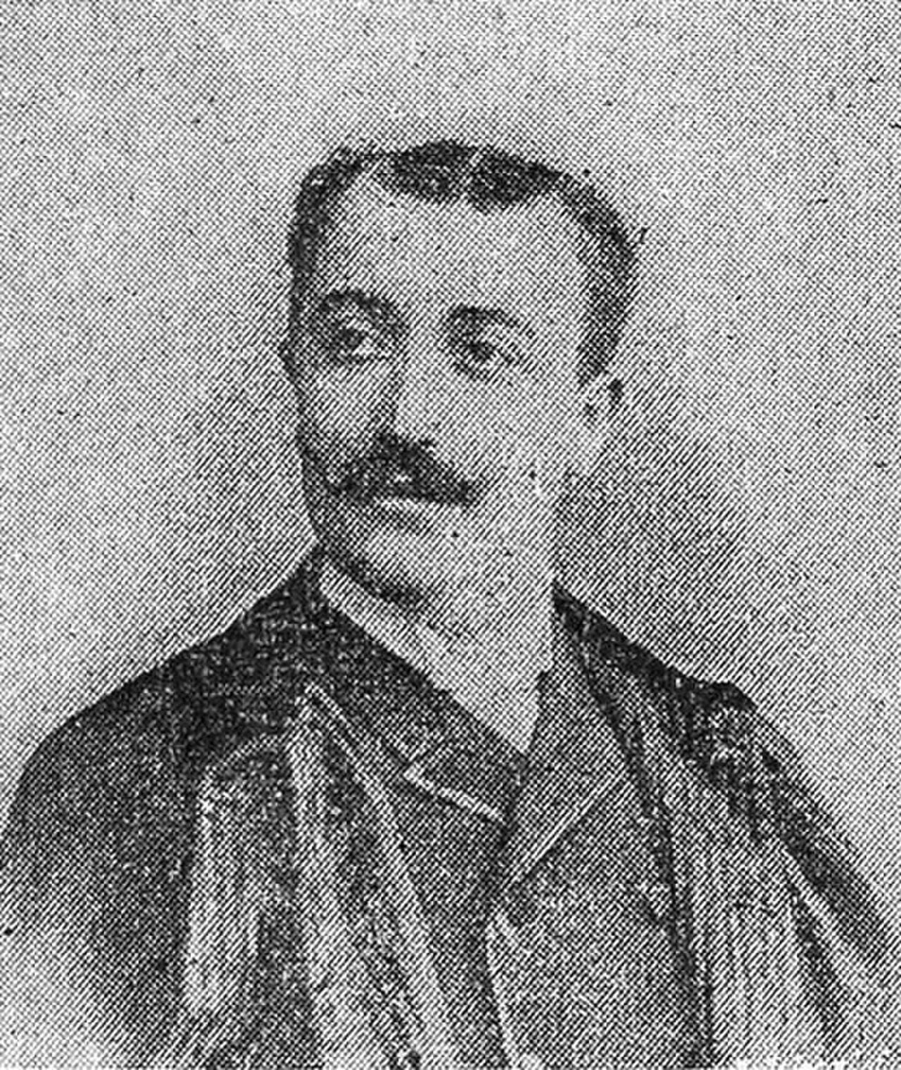 Porträt von Michel Mielvacque de Lacour (1854–1912) – Gedenkseite