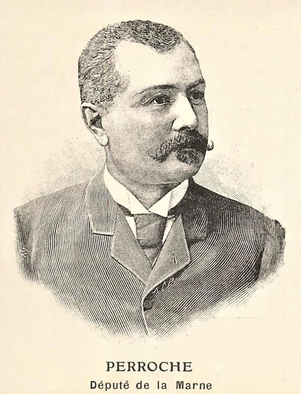 Porträt von Paul Perroche (1845–1917) – Gedenkseite