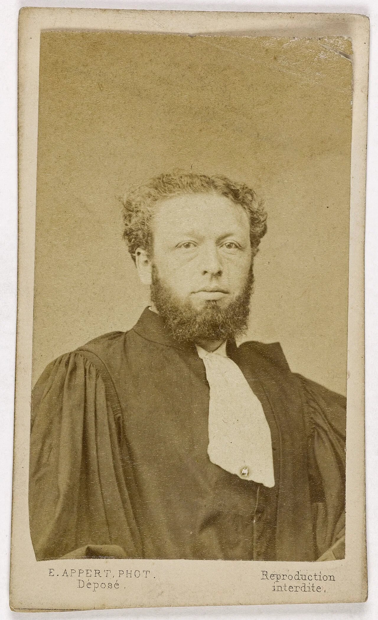 Porträt von Paul Sandrique (1845–1892) – Gedenkseite