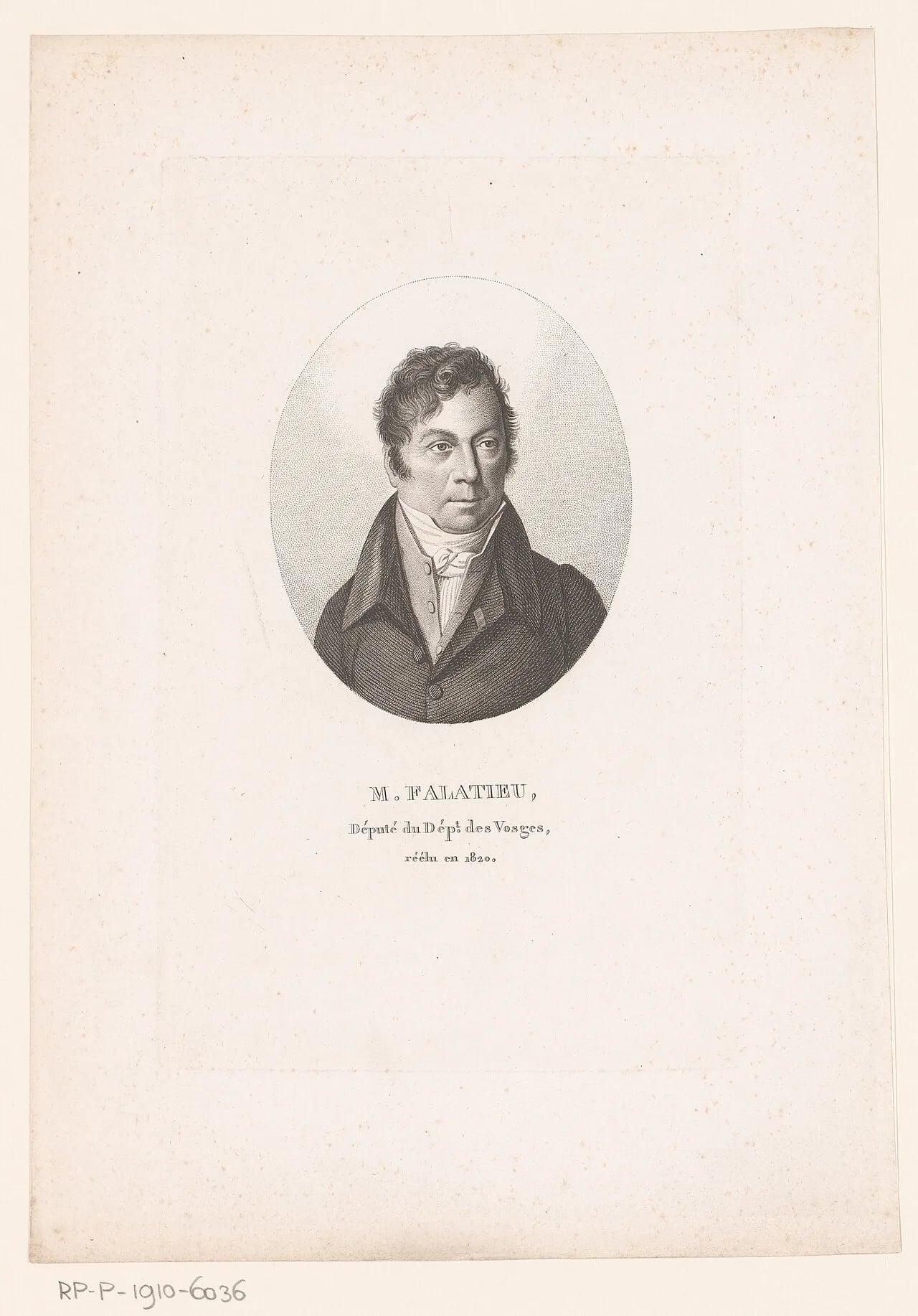Portrait of Joseph Falatieu (1811–1887) – memorial page