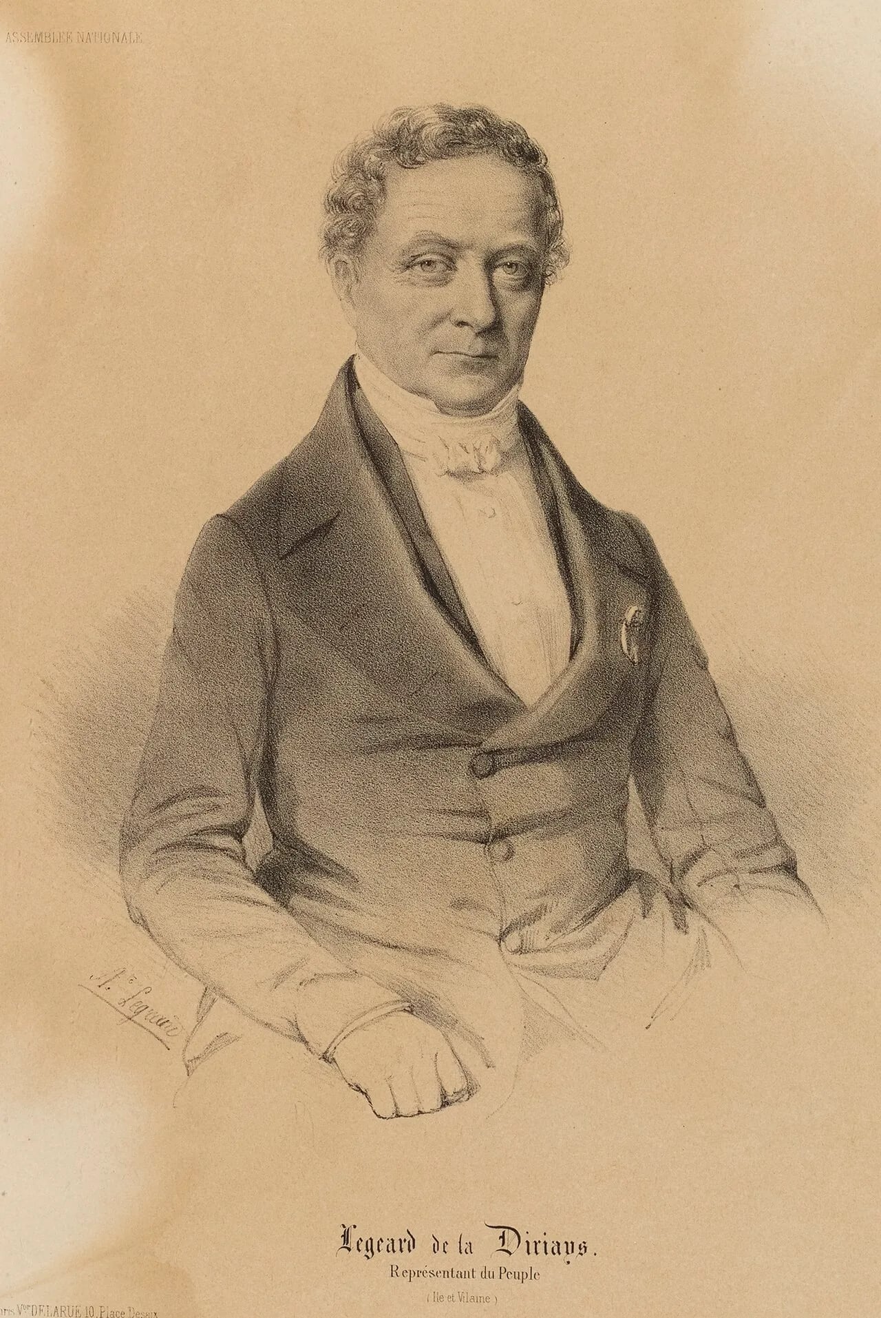 Portrait of Joseph Legeard de La Diriays (1788–1862) – memorial page