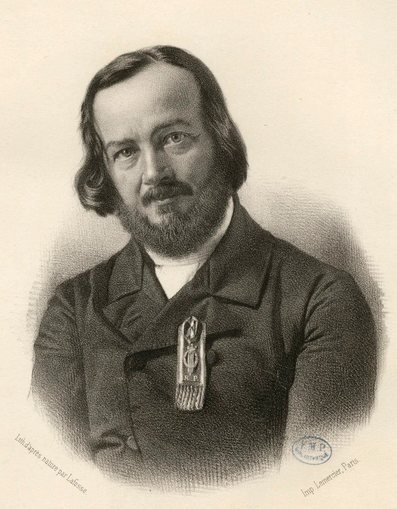 Porträt von Jacques Maissiat (1805–1878) – Gedenkseite