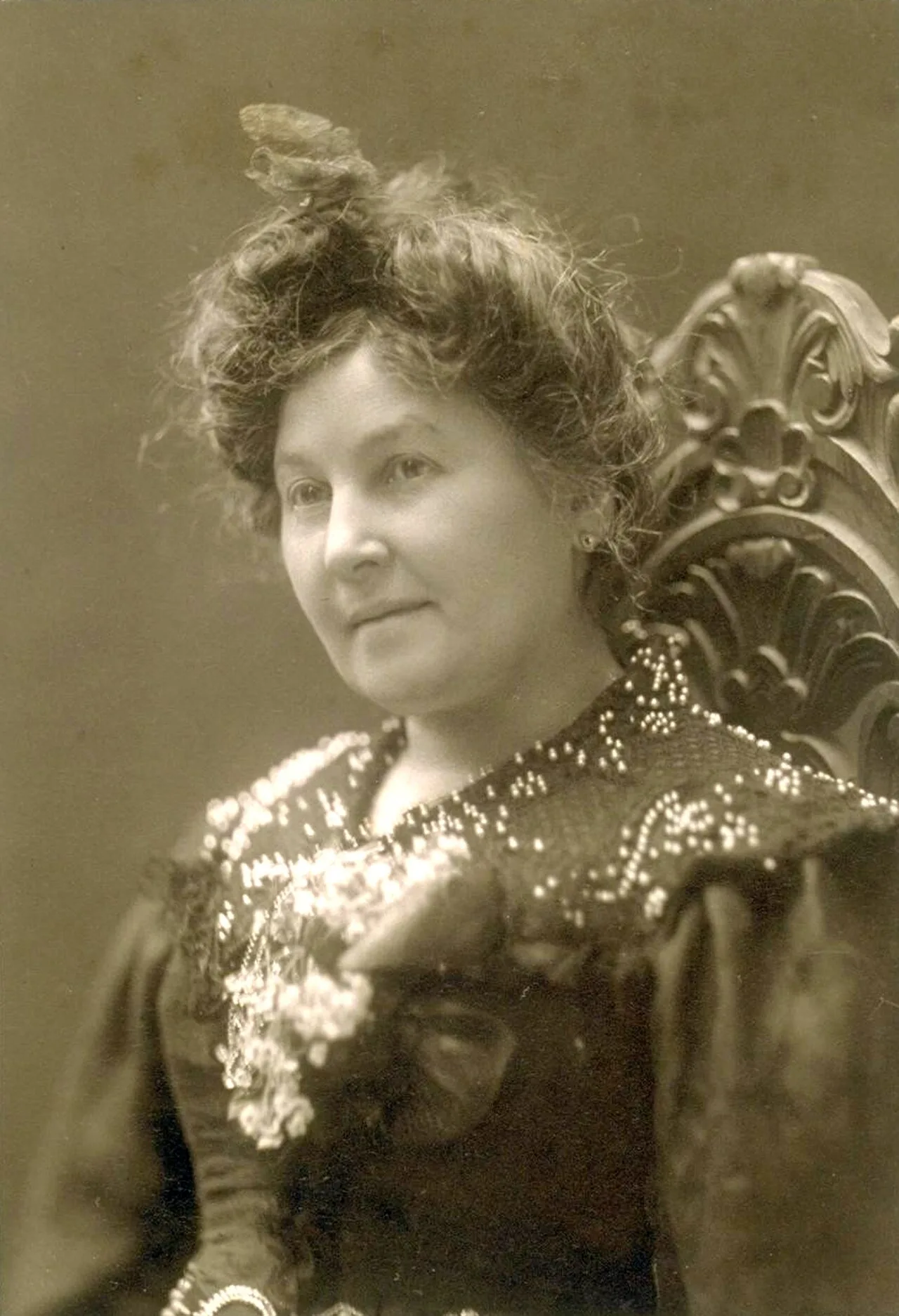 Porträt von Ella Sterling Mighels (1853–1934) – Gedenkseite