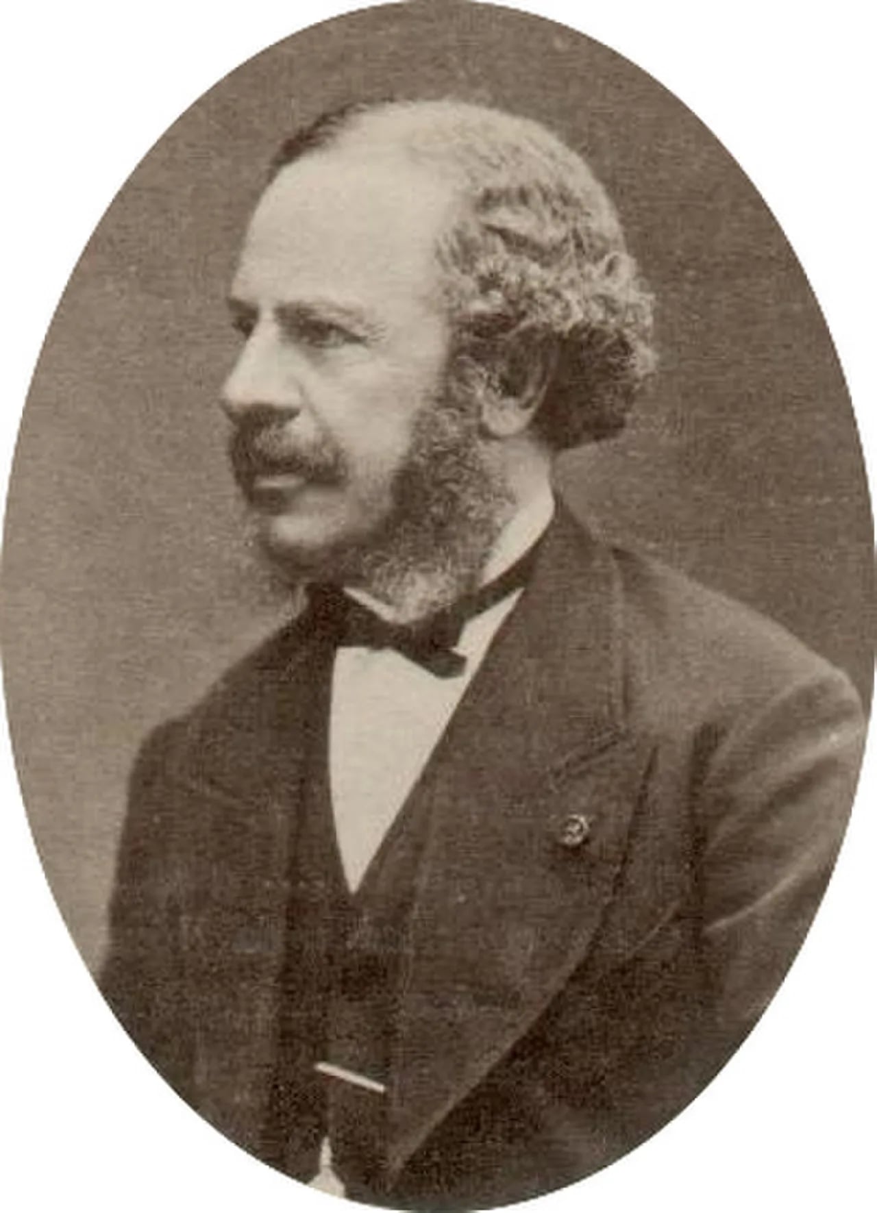 Porträt von Antoine Charles Hennequin de Villermont (1815–1893) – Gedenkseite