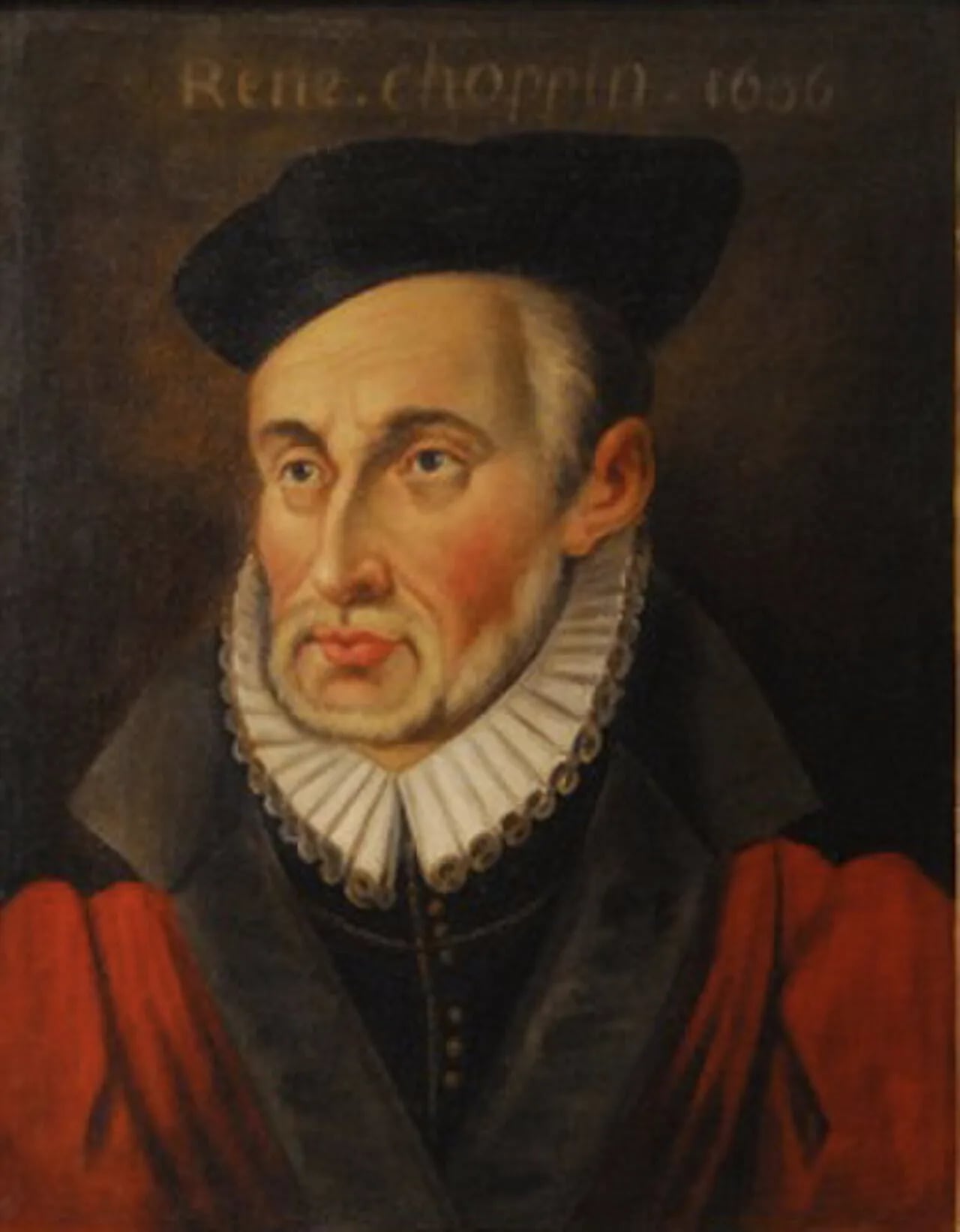 Porträt von René Choppin (1537–1606) – Gedenkseite