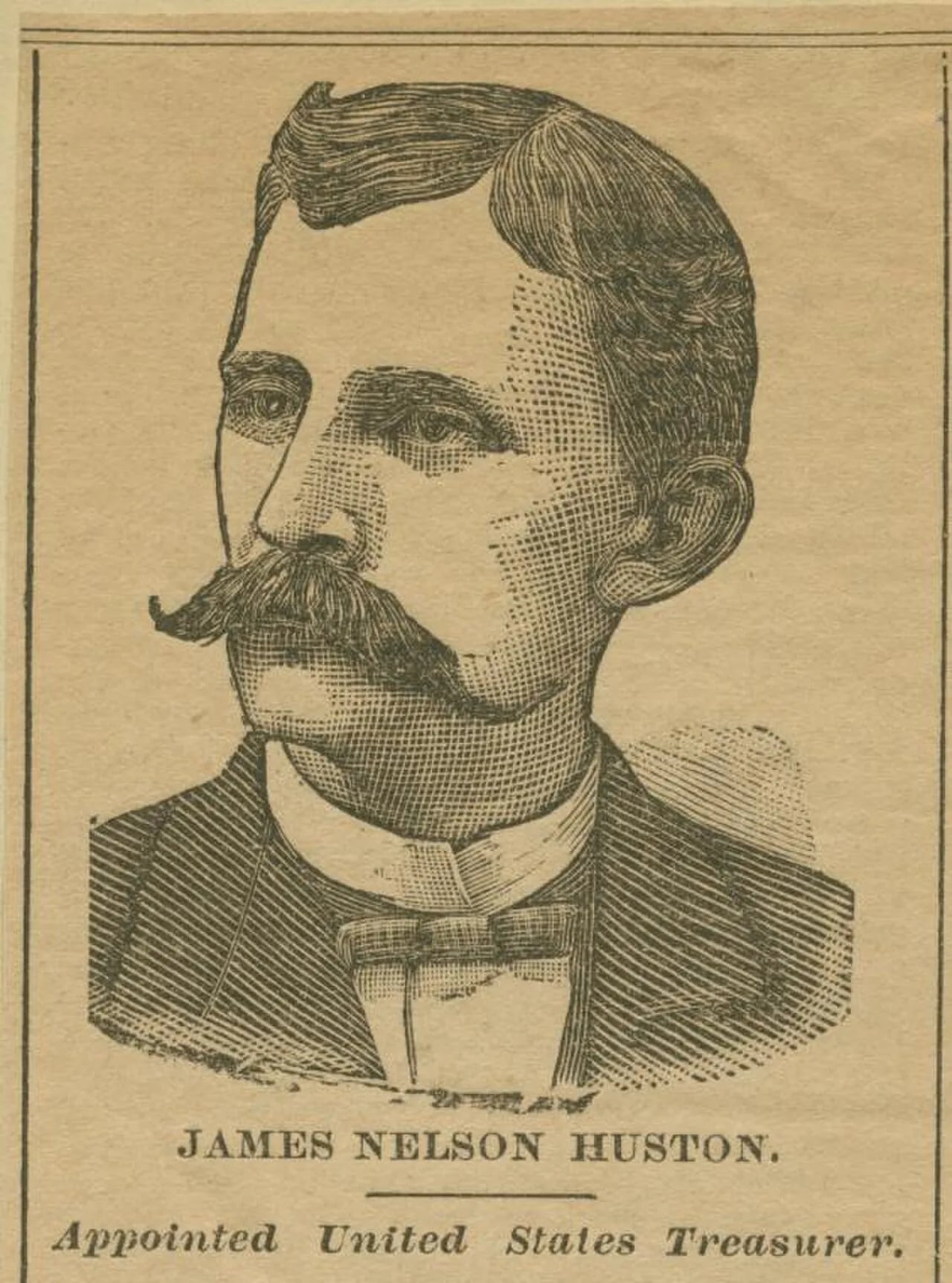 Porträt von James N. Huston (1849–1927) – Gedenkseite