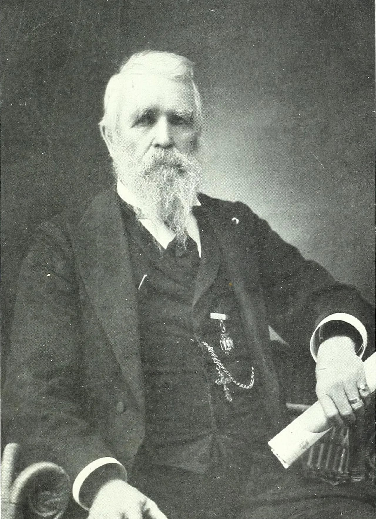 Portrait of John M. Evans (1820–1903) – memorial page