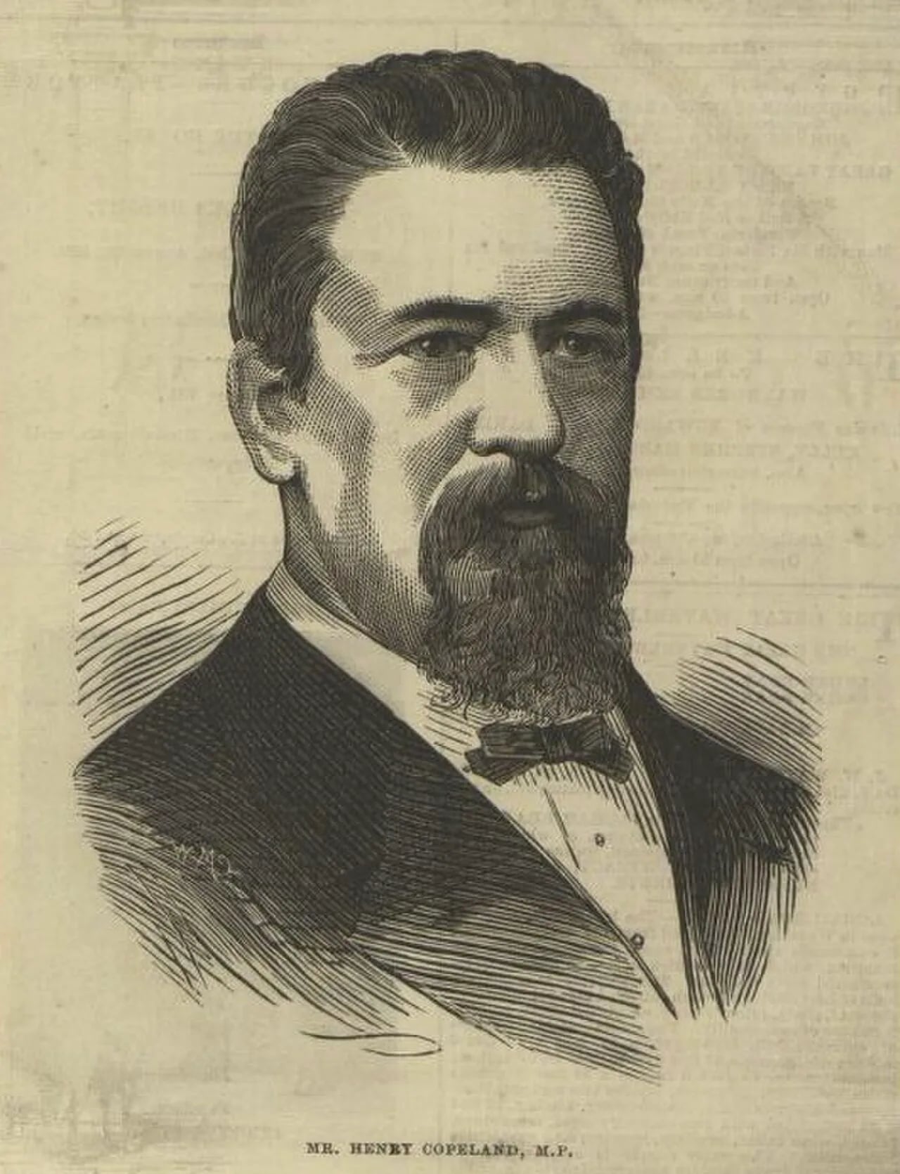 Portrait of Henry Copeland (1839–1904) – memorial page