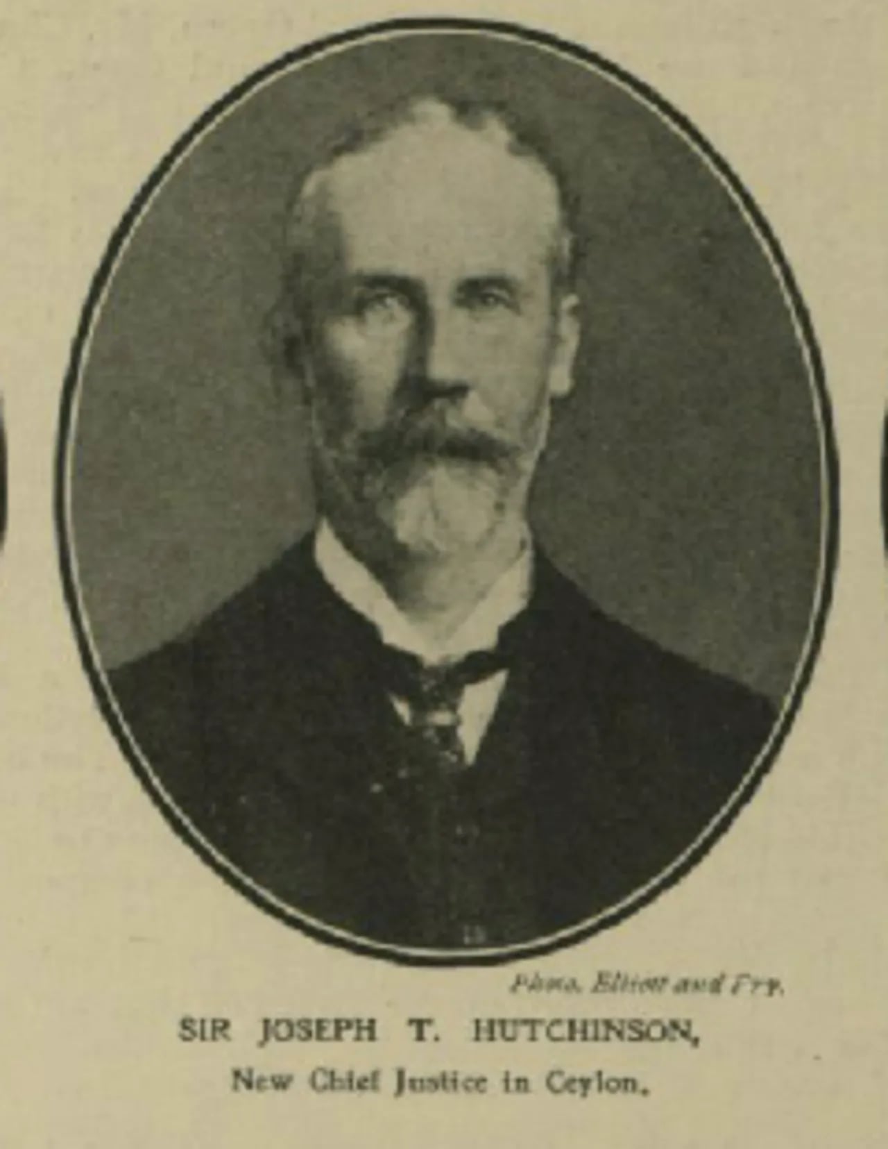 Portrait of Joseph Turner Hutchinson (1850–1924) – memorial page