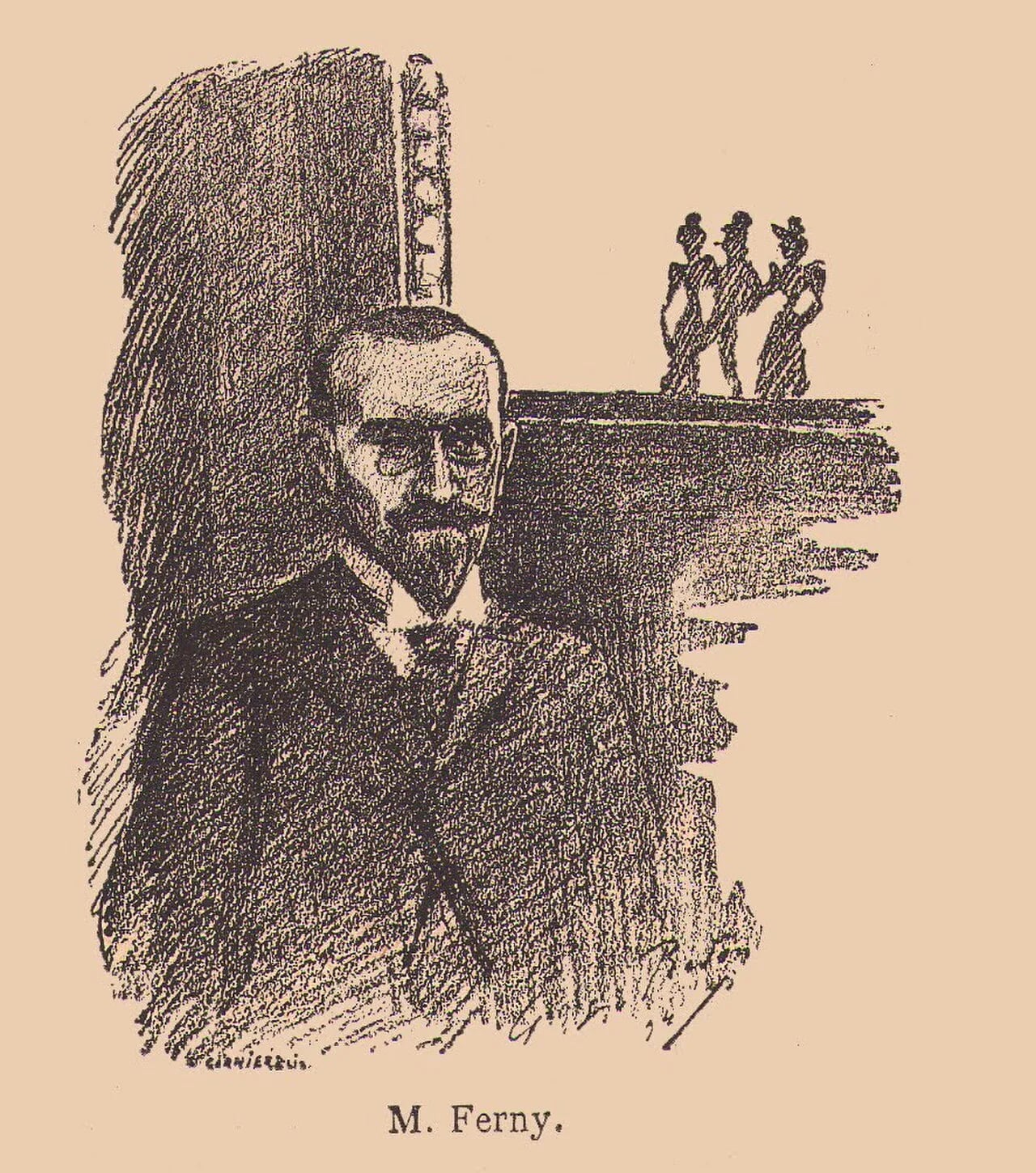 Portrait of Jacques Ferny (1863–1936) – memorial page