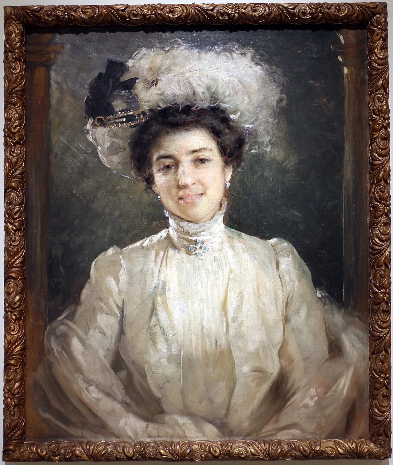 Portrait of Edgardo Saporetti (1865–1909) – memorial page