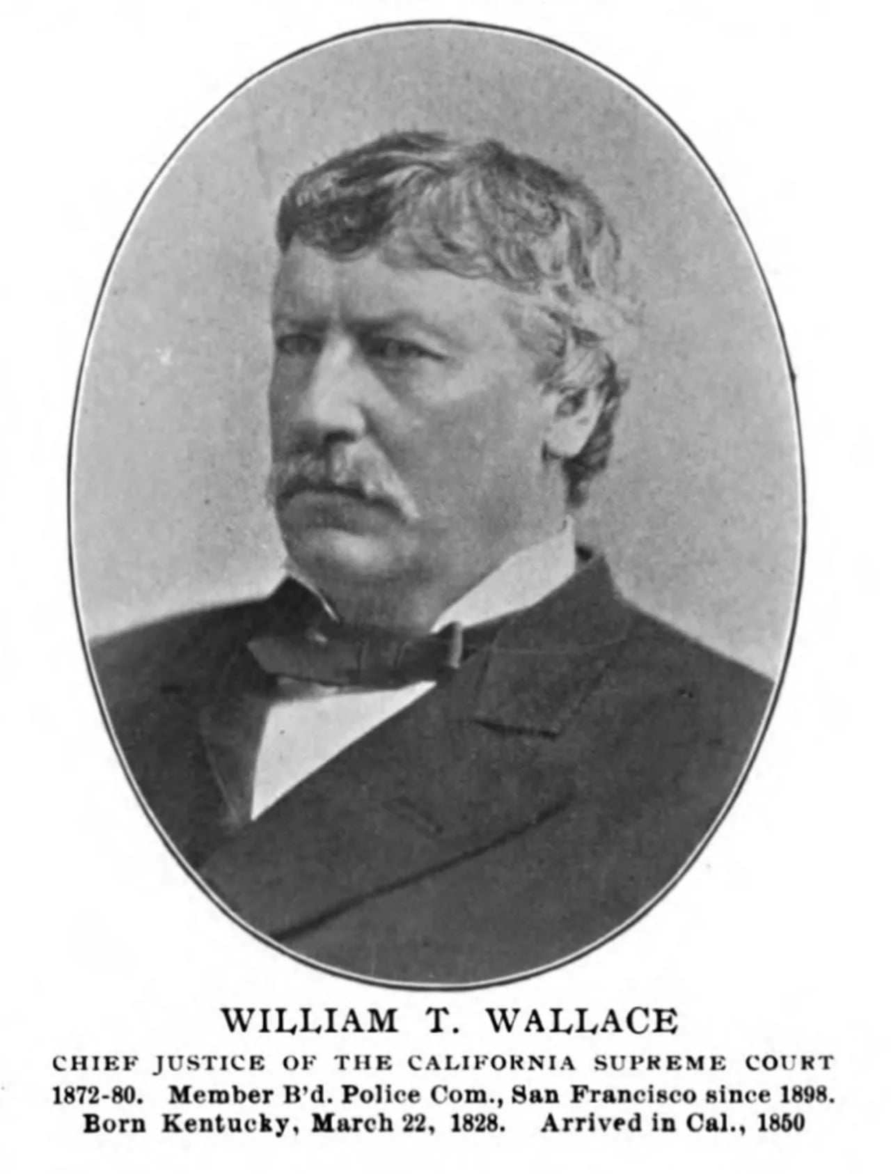 Portrait of William T. Wallace (1828–1909) – memorial page