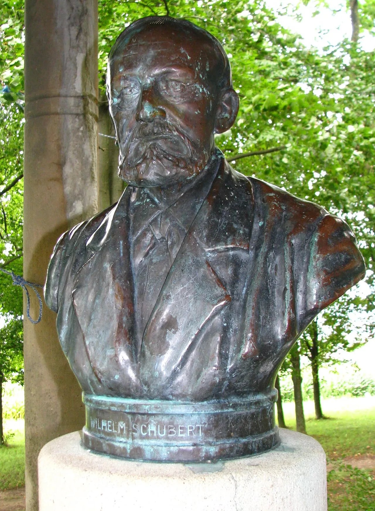 Porträt von Wilhelm Schubert (1813–1893) – Gedenkseite
