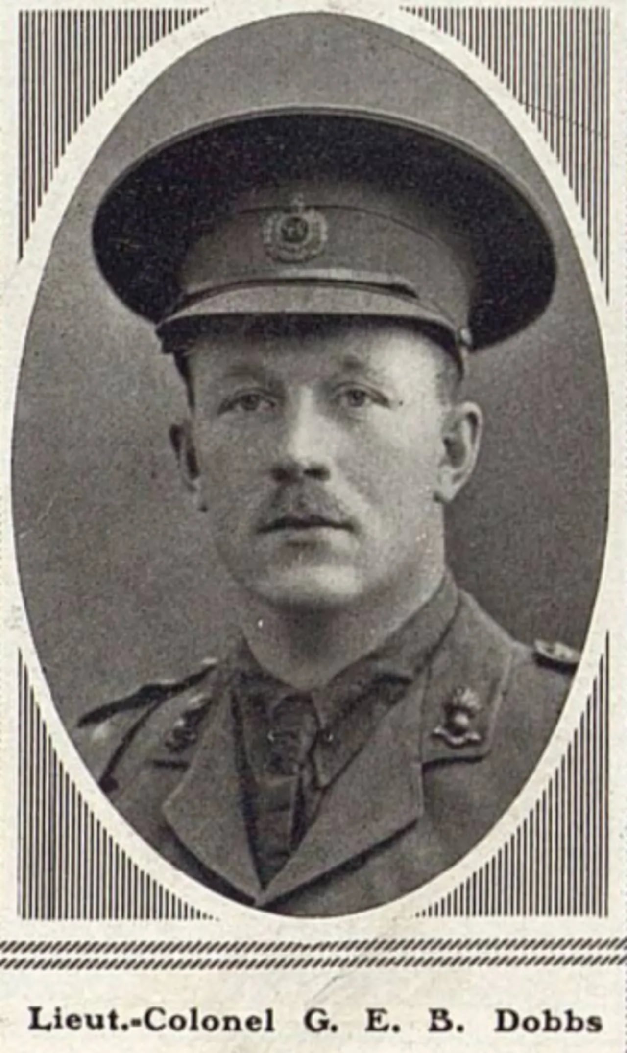 Portrait of George Dobbs (1884–1917) – memorial page