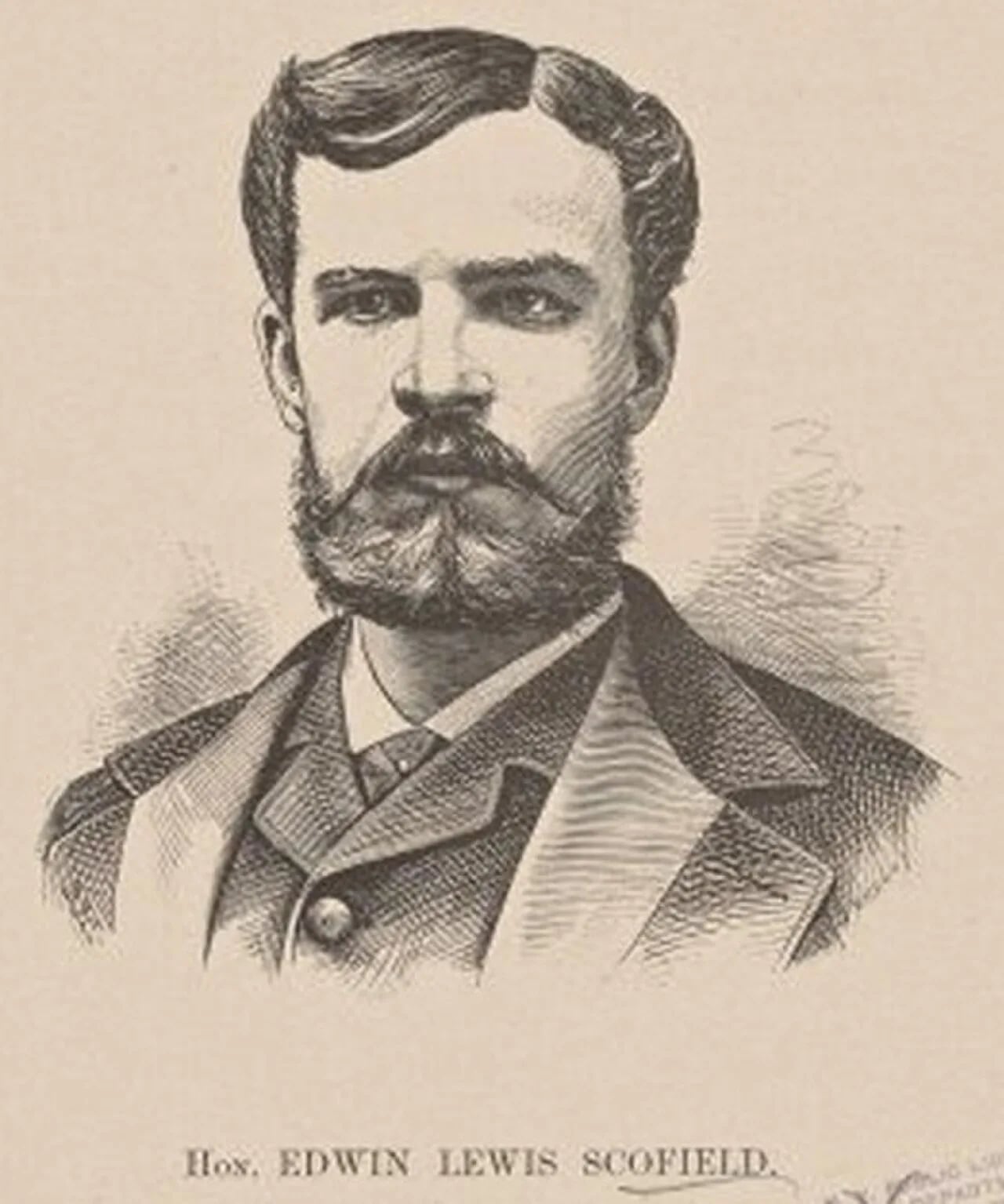 Porträt von Edwin L. Scofield (1852–1918) – Gedenkseite