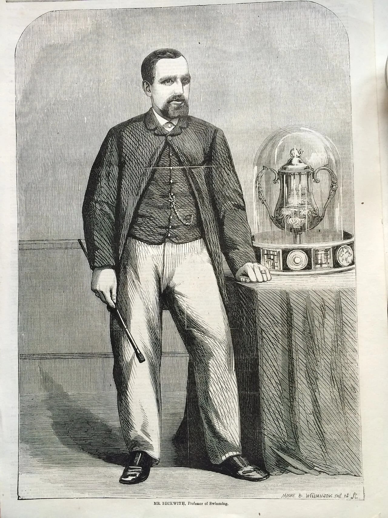 Portrait of Fred Beckwith (1821–1898) – memorial page