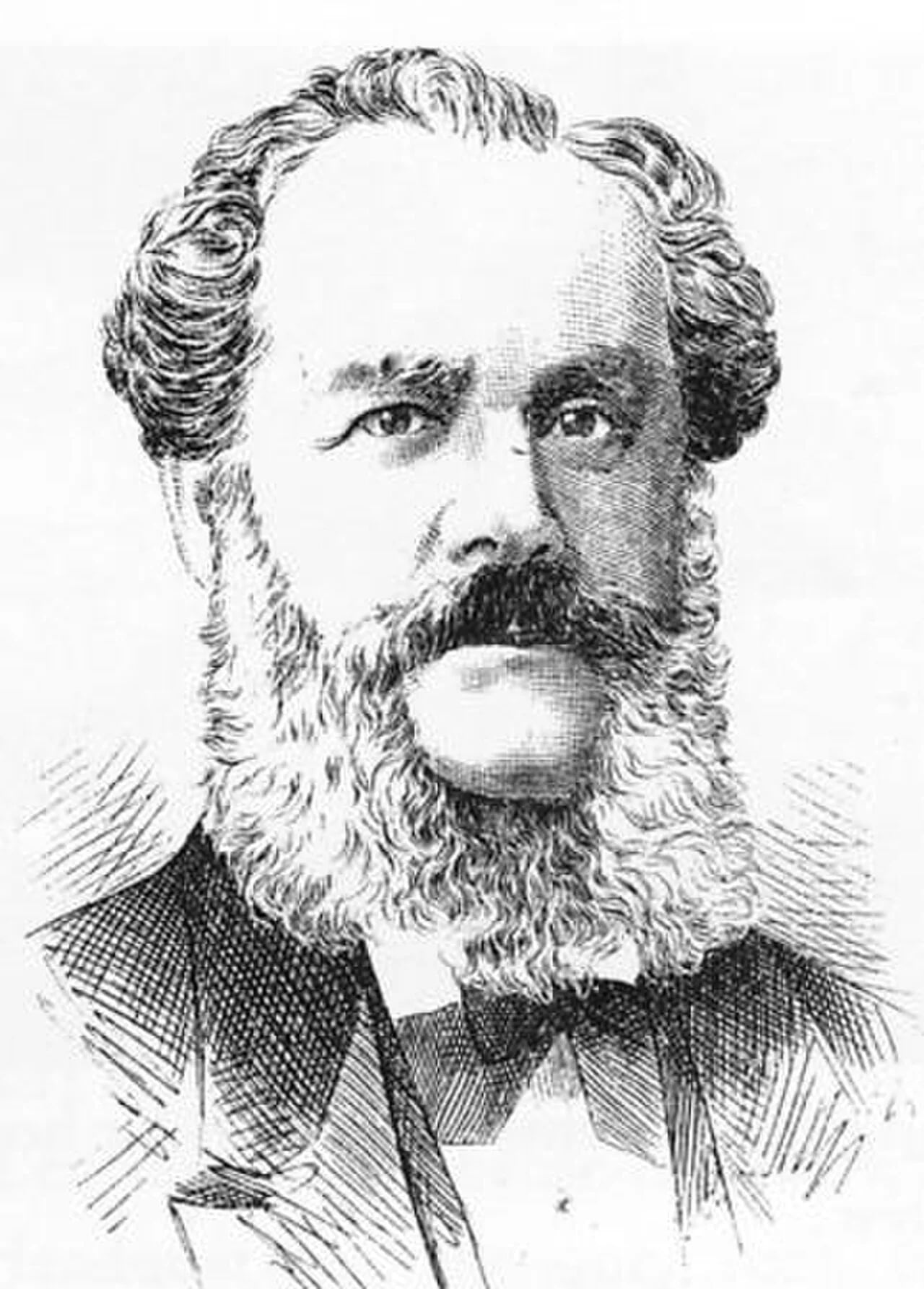Porträt von Thaddeus Davids (1810–1894) – Gedenkseite