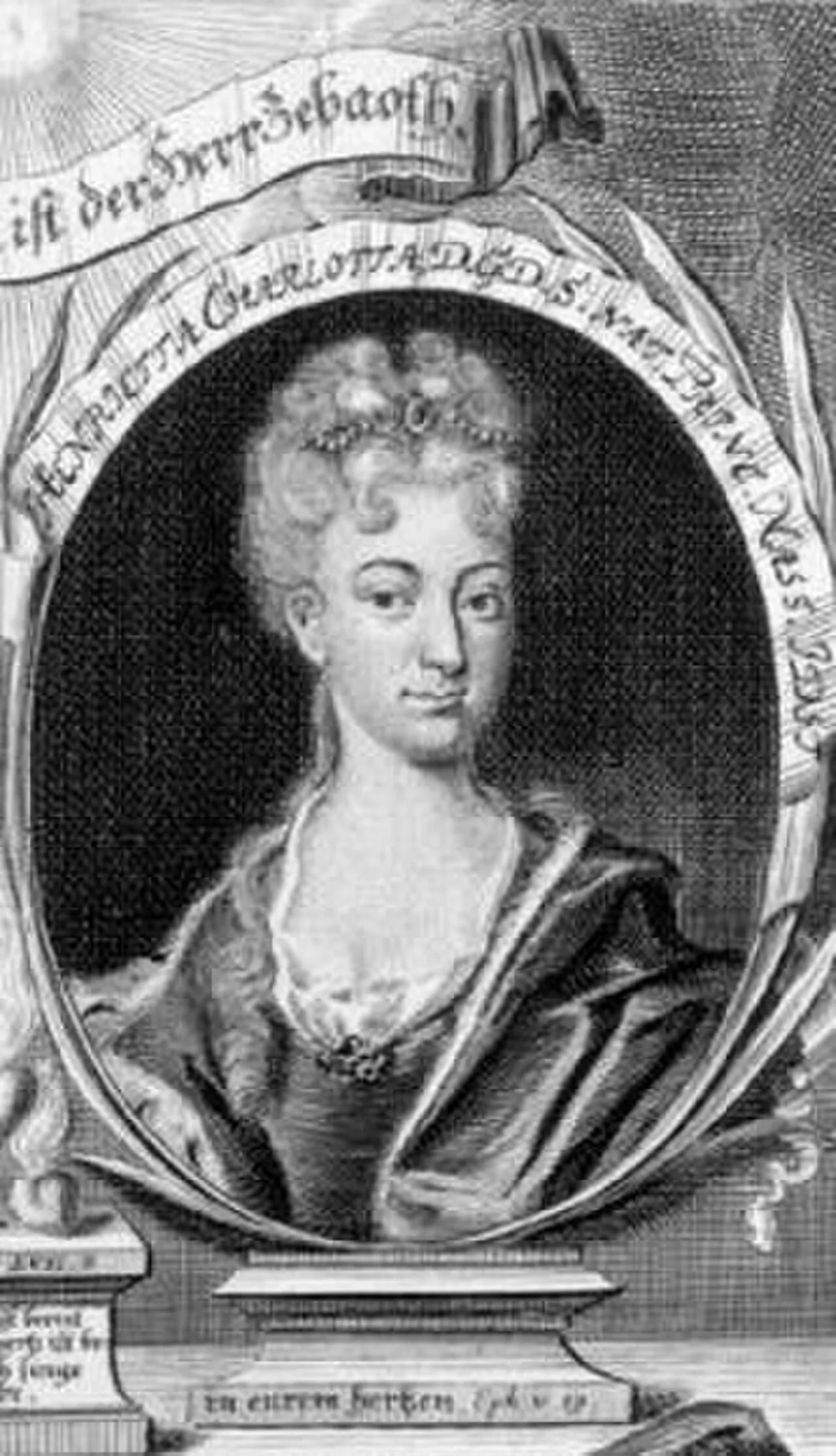 Porträt von Henriette Charlotte von Nassau-Idstein (1693–1734) – Gedenkseite