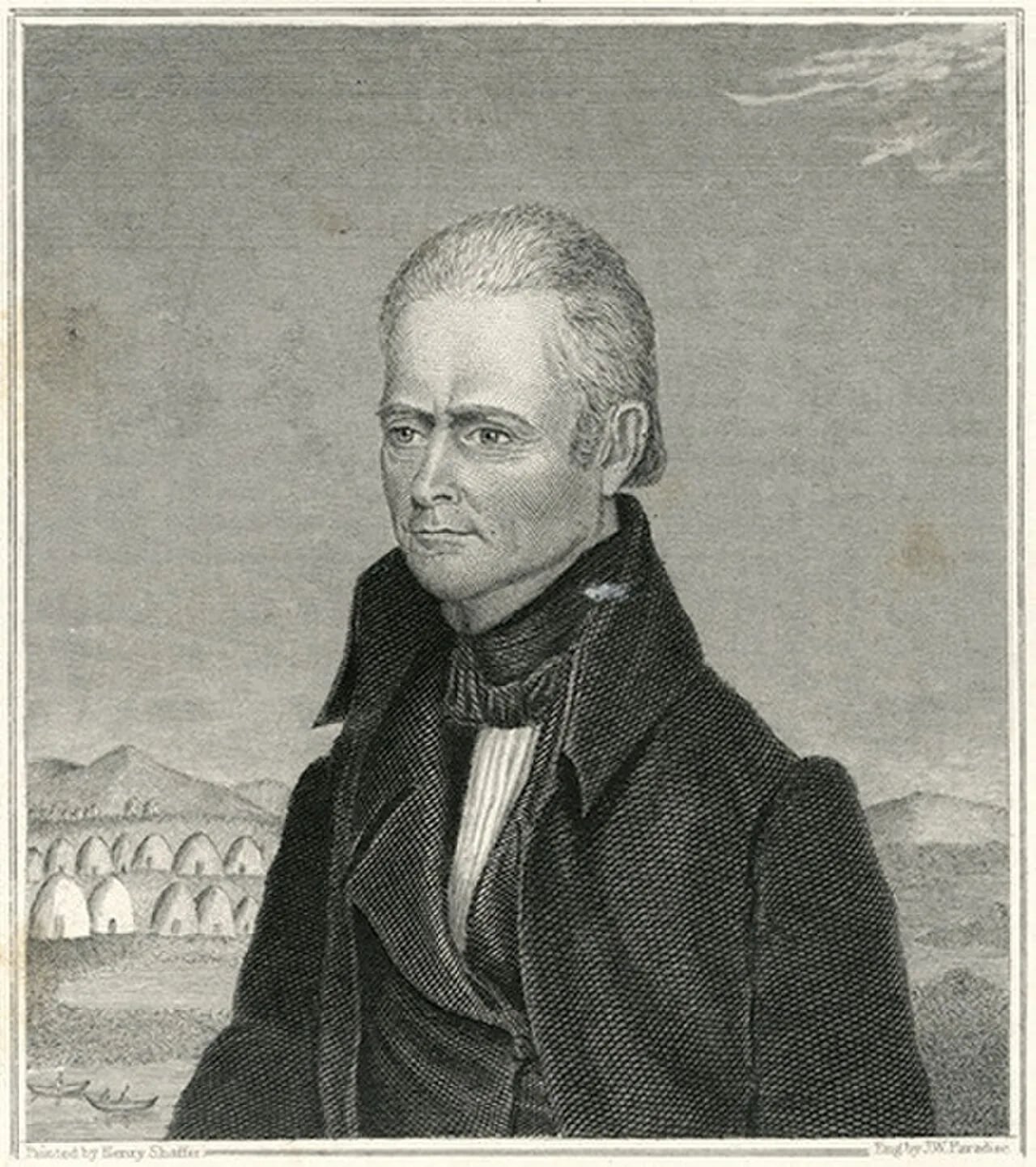 Porträt von Alfred Brunson (1793–1882) – Gedenkseite