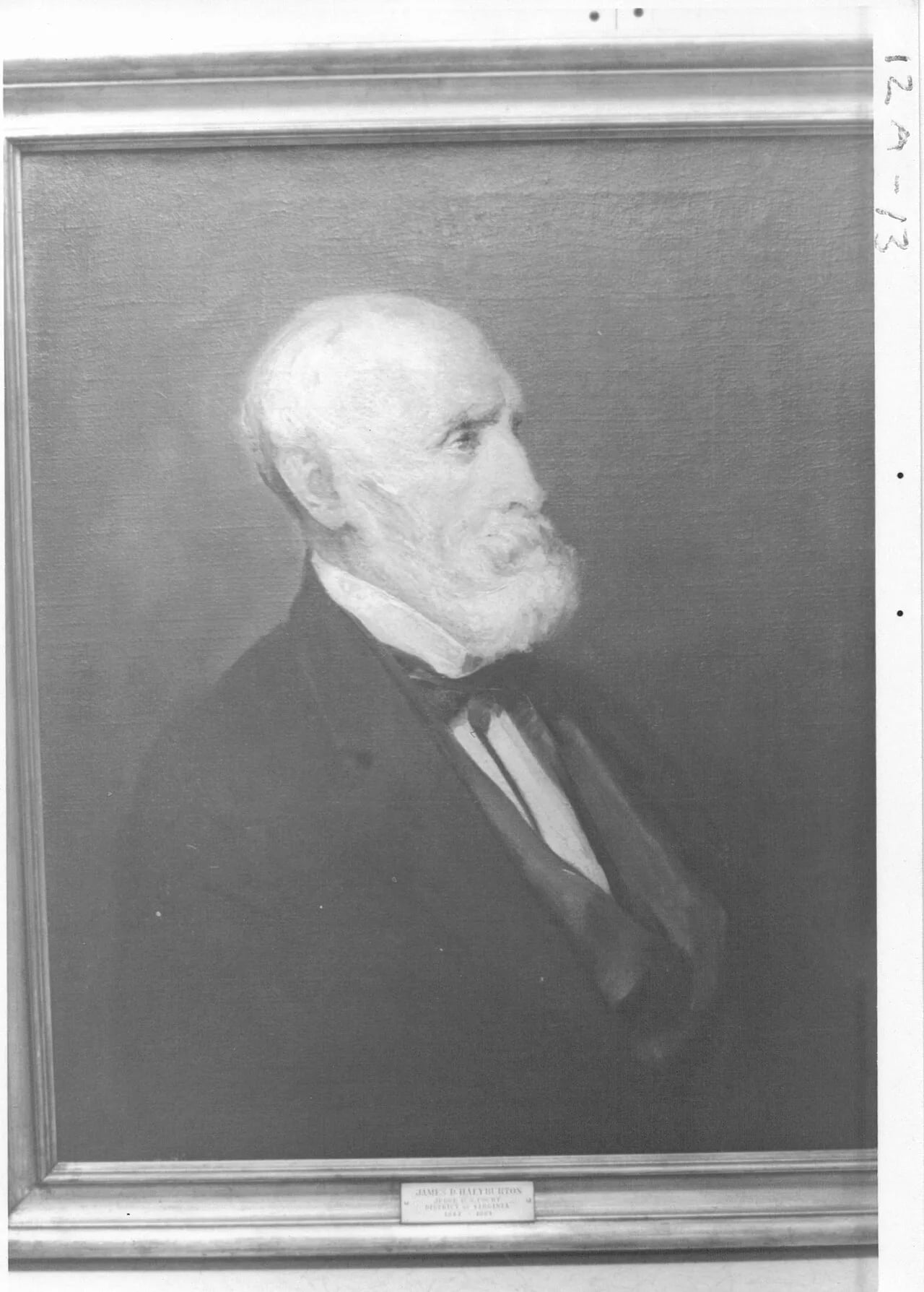 Portrait of James Dandridge Halyburton (1803–1879) – memorial page