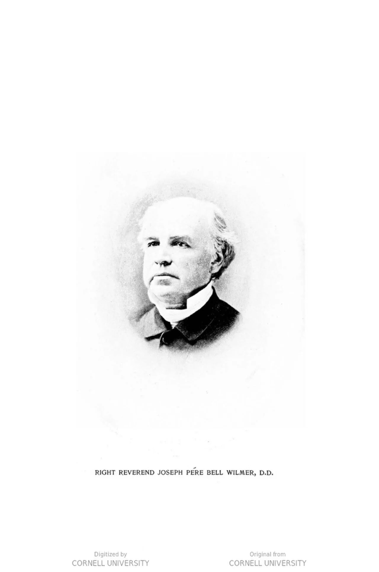Porträt von Joseph Pere Bell Wilmer (1812–1878) – Gedenkseite