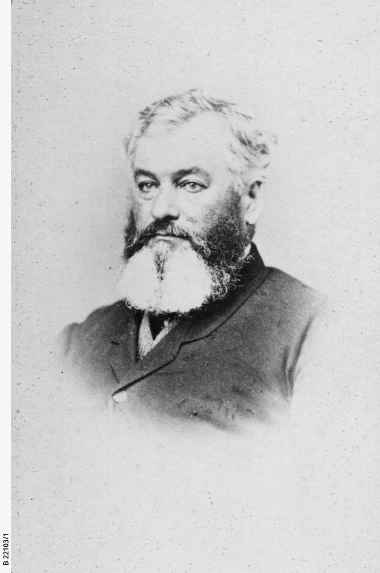 Portrait of John Baker (1813–1872) – memorial page