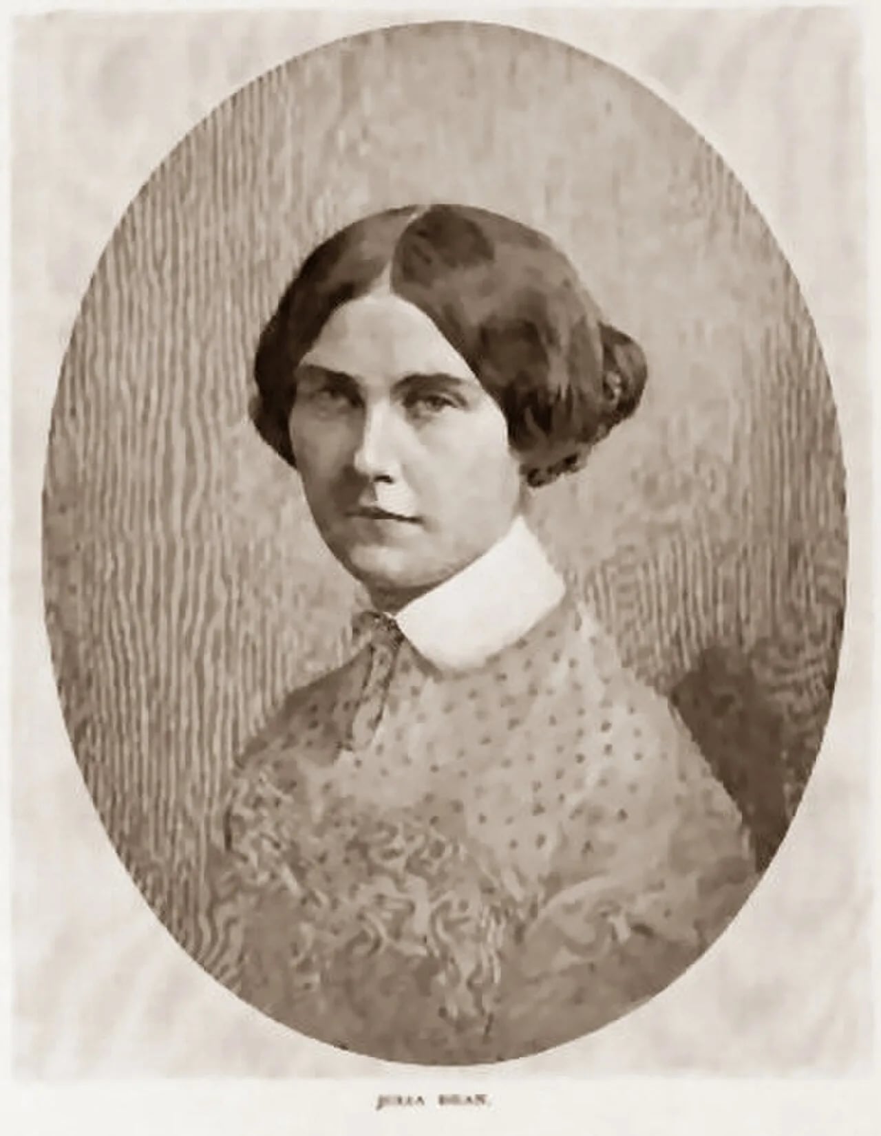 Portrait of Julia Dean (1830–1868) – memorial page
