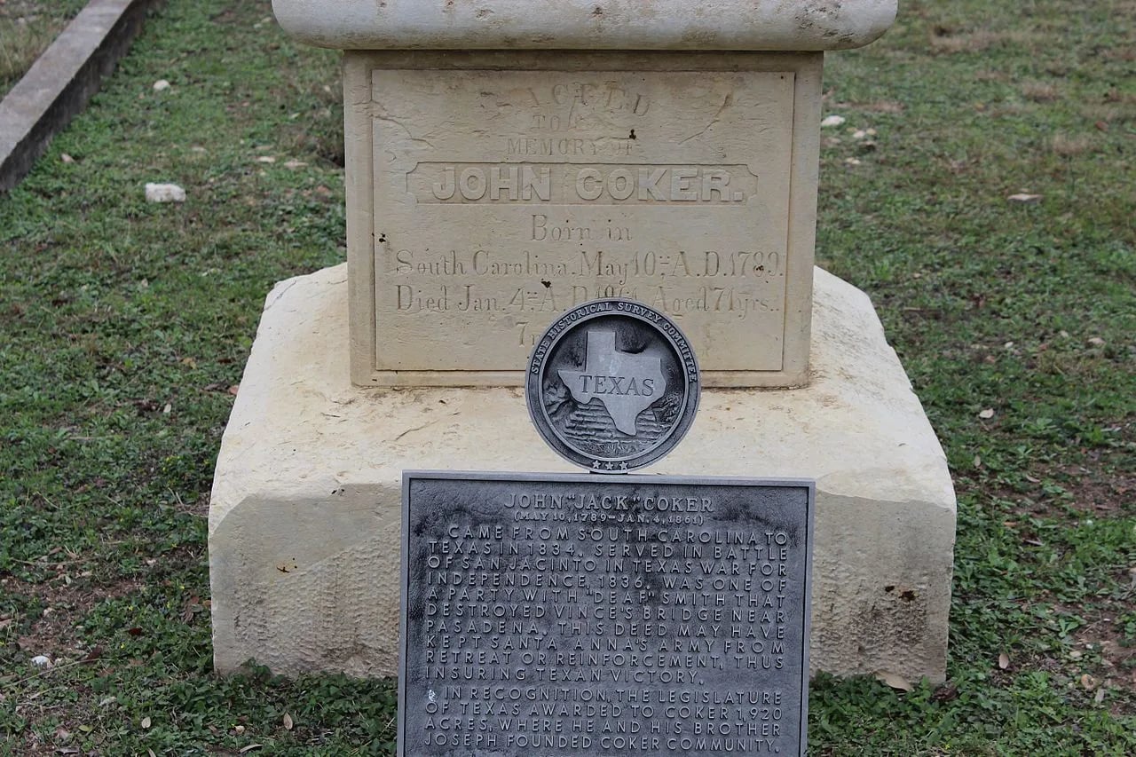 Portrait of John Coker (1789–1851) – memorial page