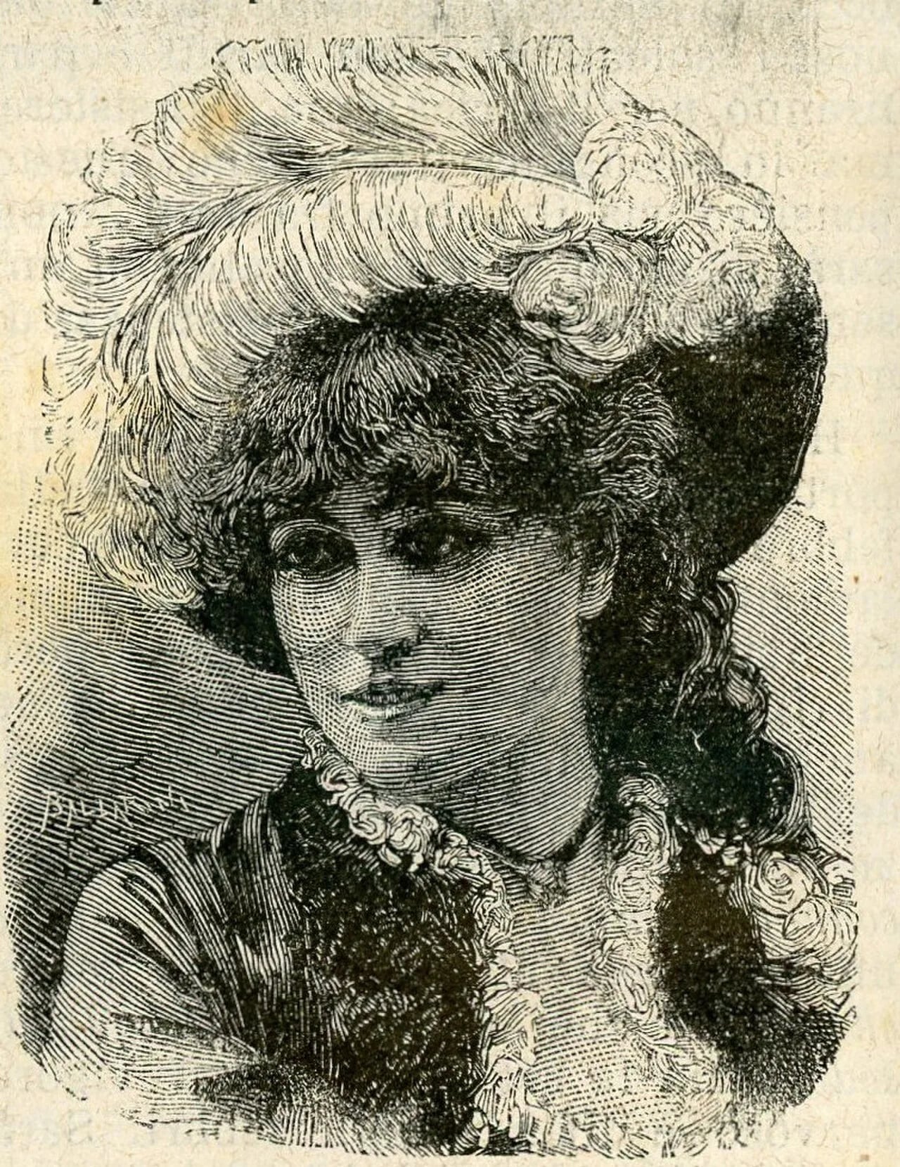 Porträt von Ada Mangilli (1863–1935) – Gedenkseite