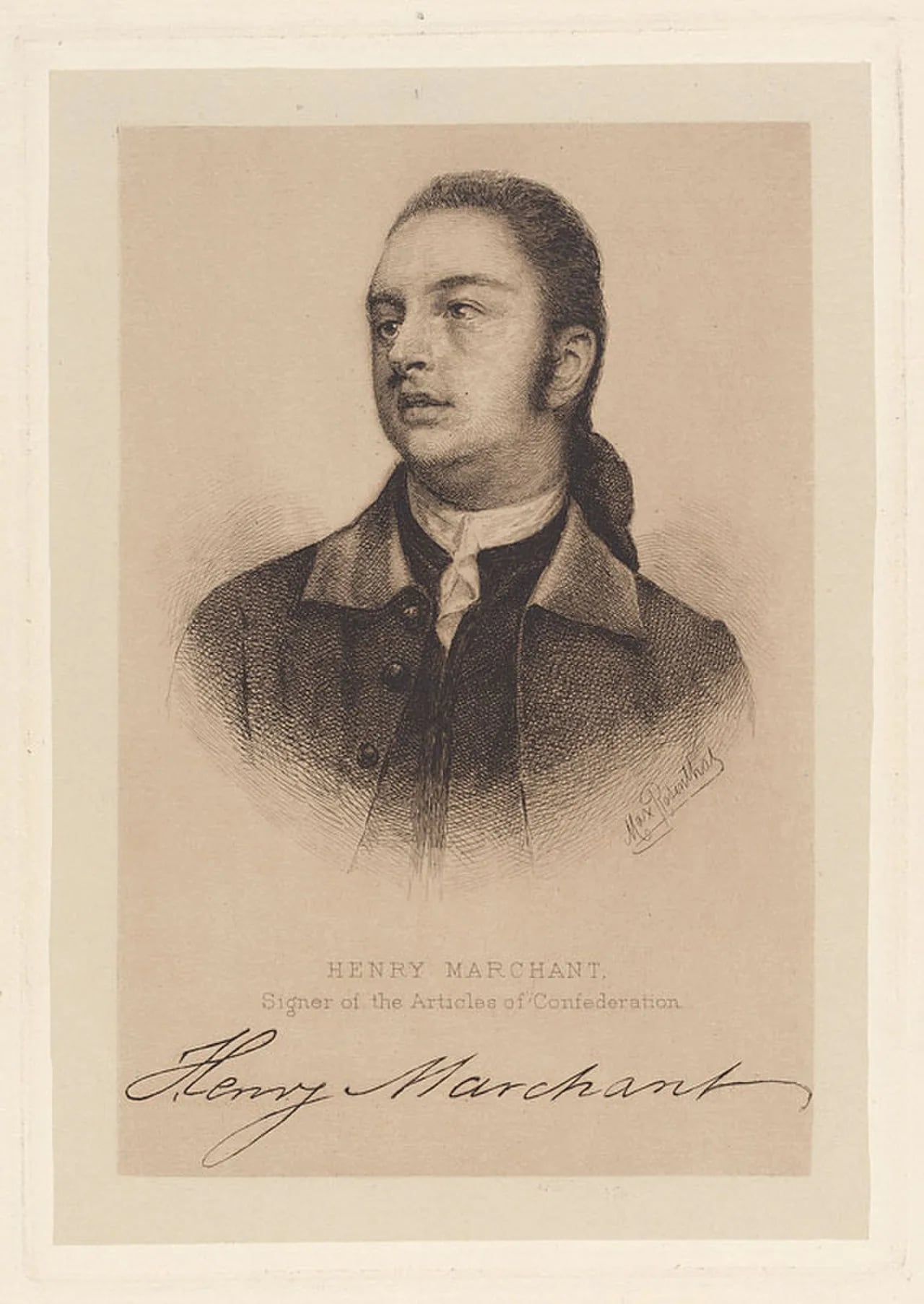 Porträt von Henry Marchant (1741–1796) – Gedenkseite