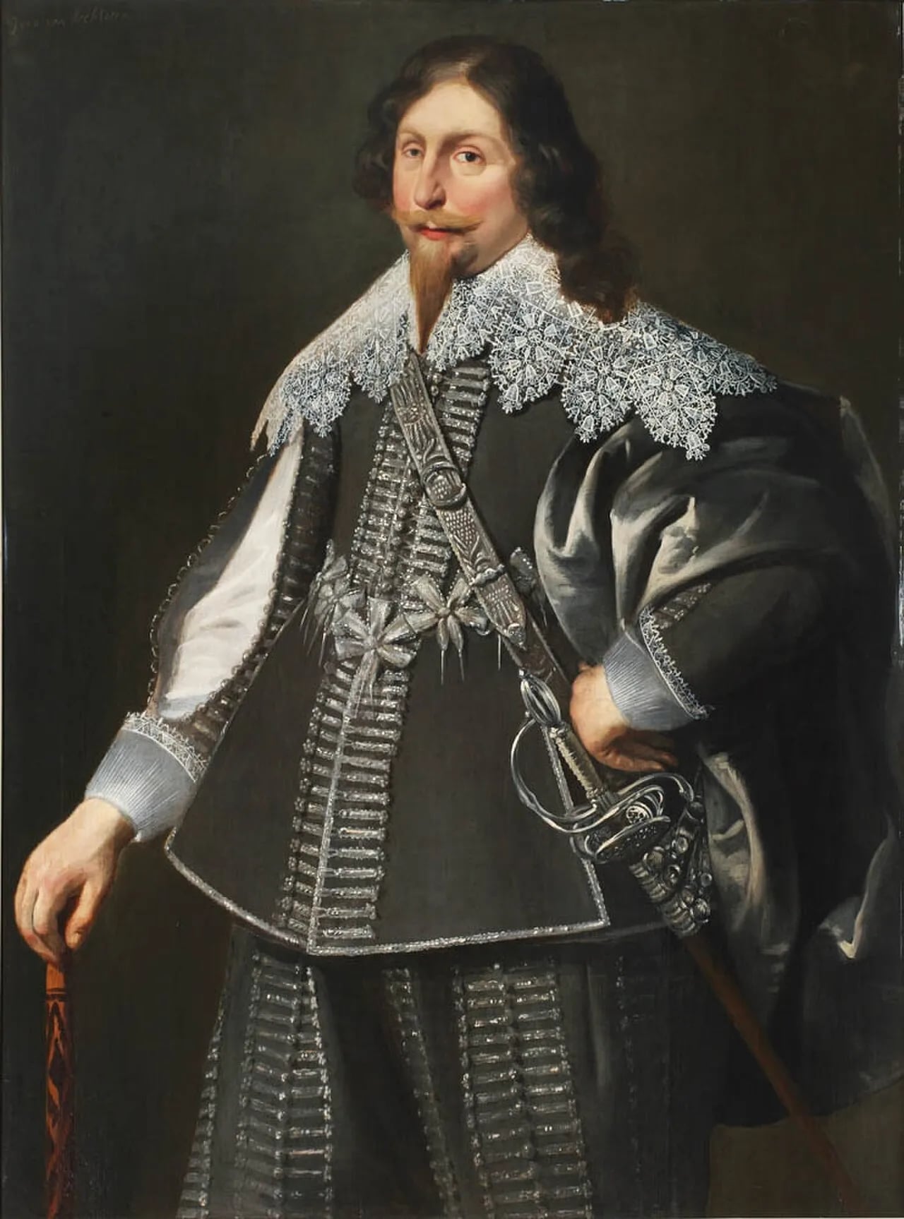 Porträt von Johan van Rechteren (1595–1641) – Gedenkseite