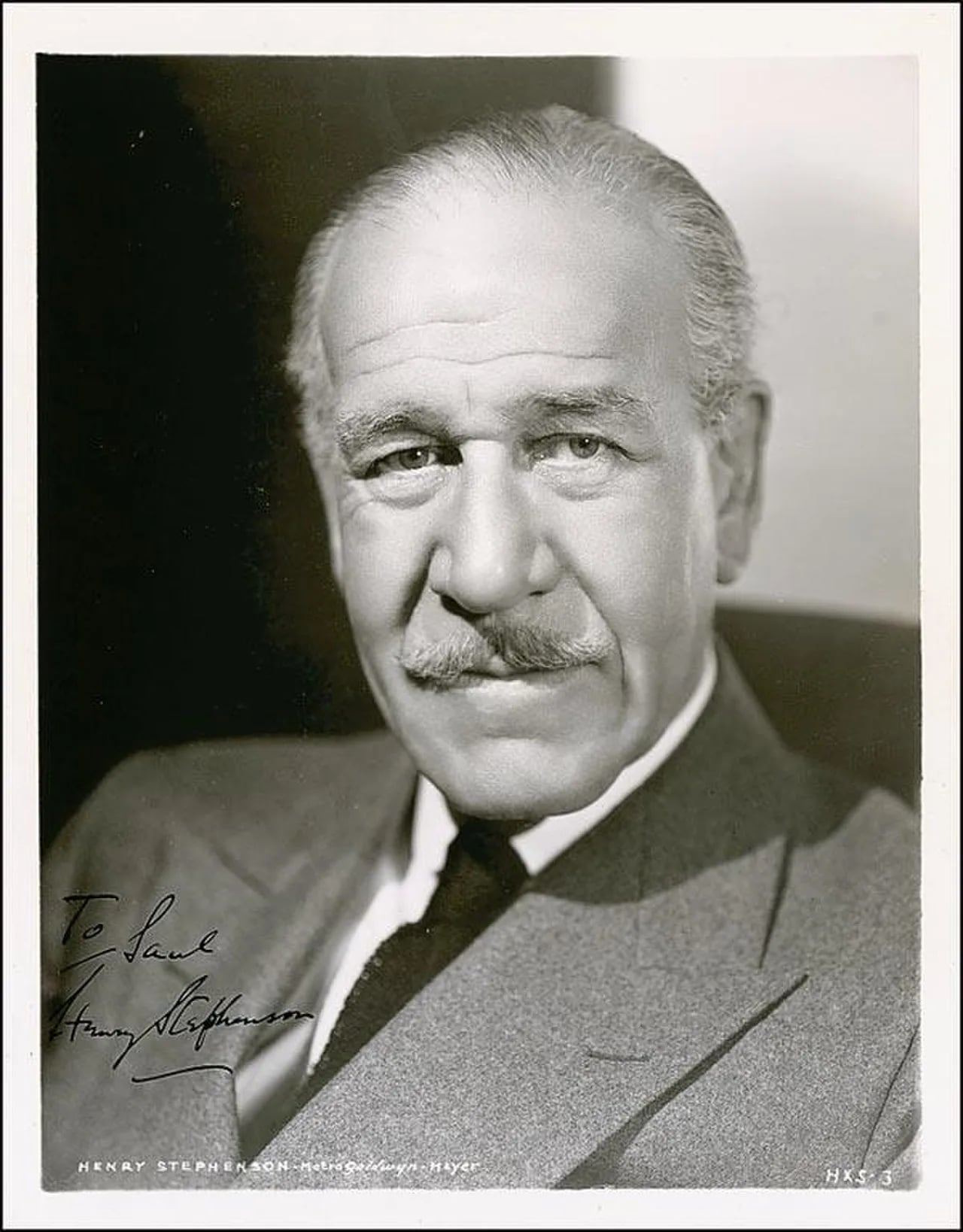 Porträt von Henry Stephenson (1871–1956) – Gedenkseite