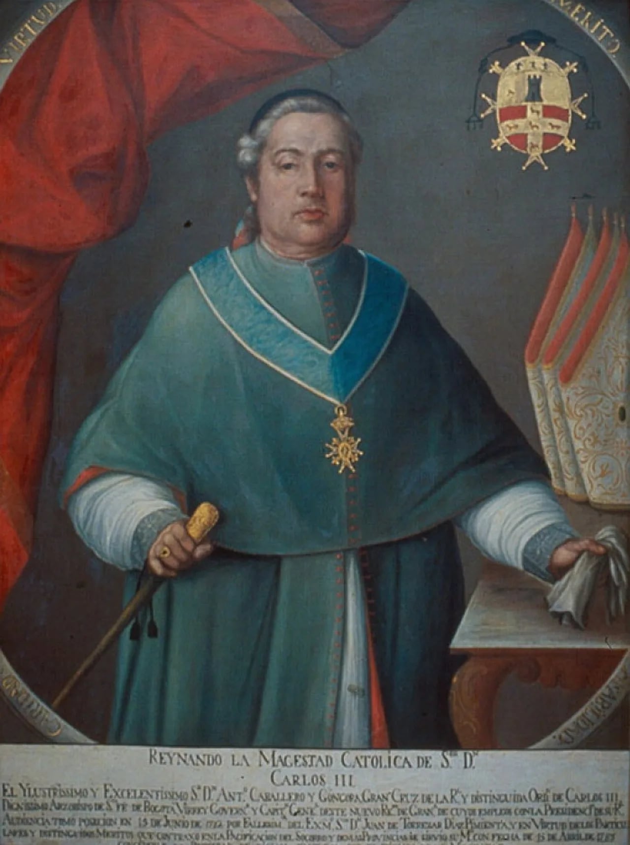 Porträt von Antonio Caballero y Góngora (1723–1796) – Gedenkseite