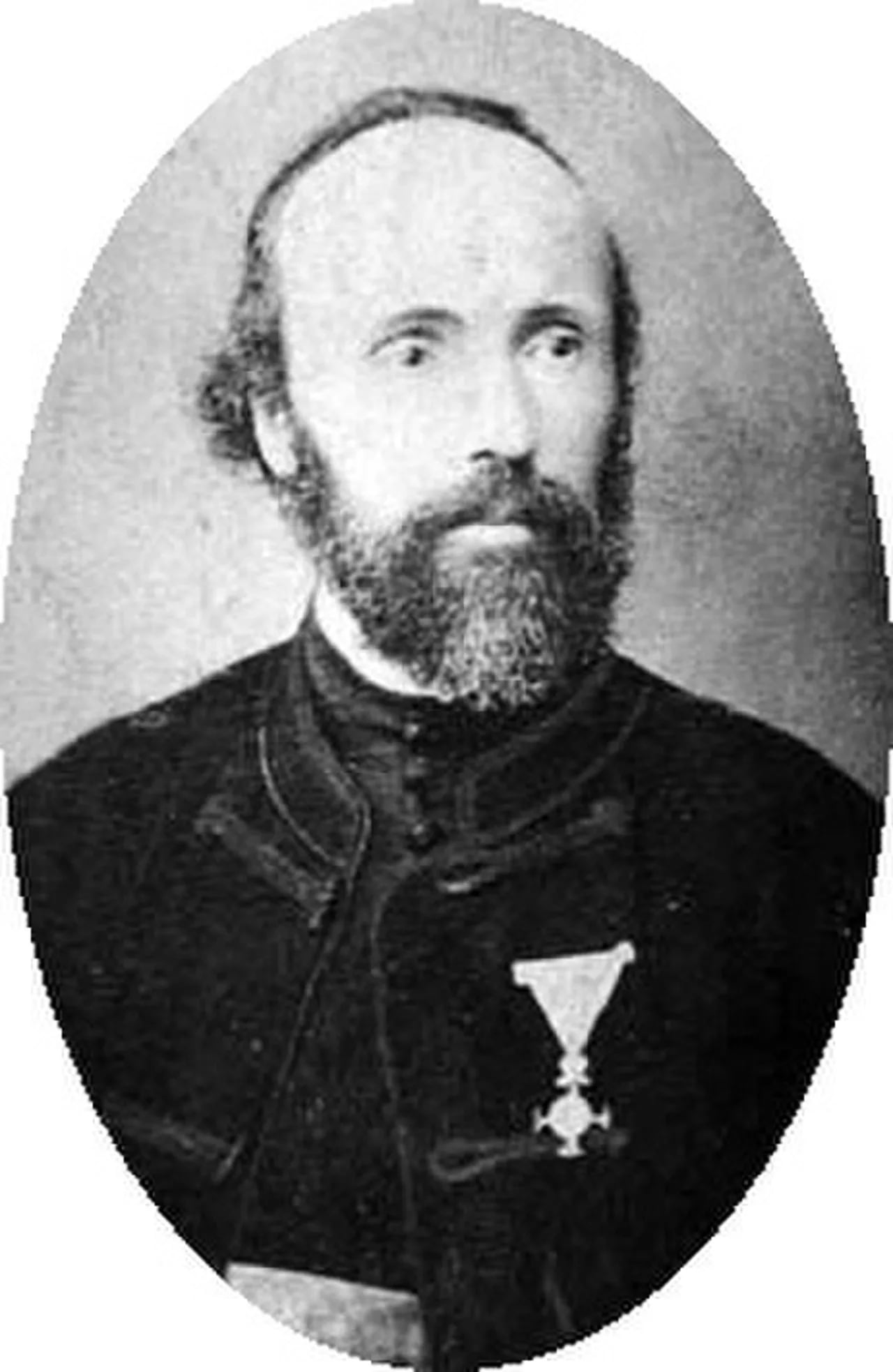 Porträt von Milutin Tesla (1819–1879) – Gedenkseite