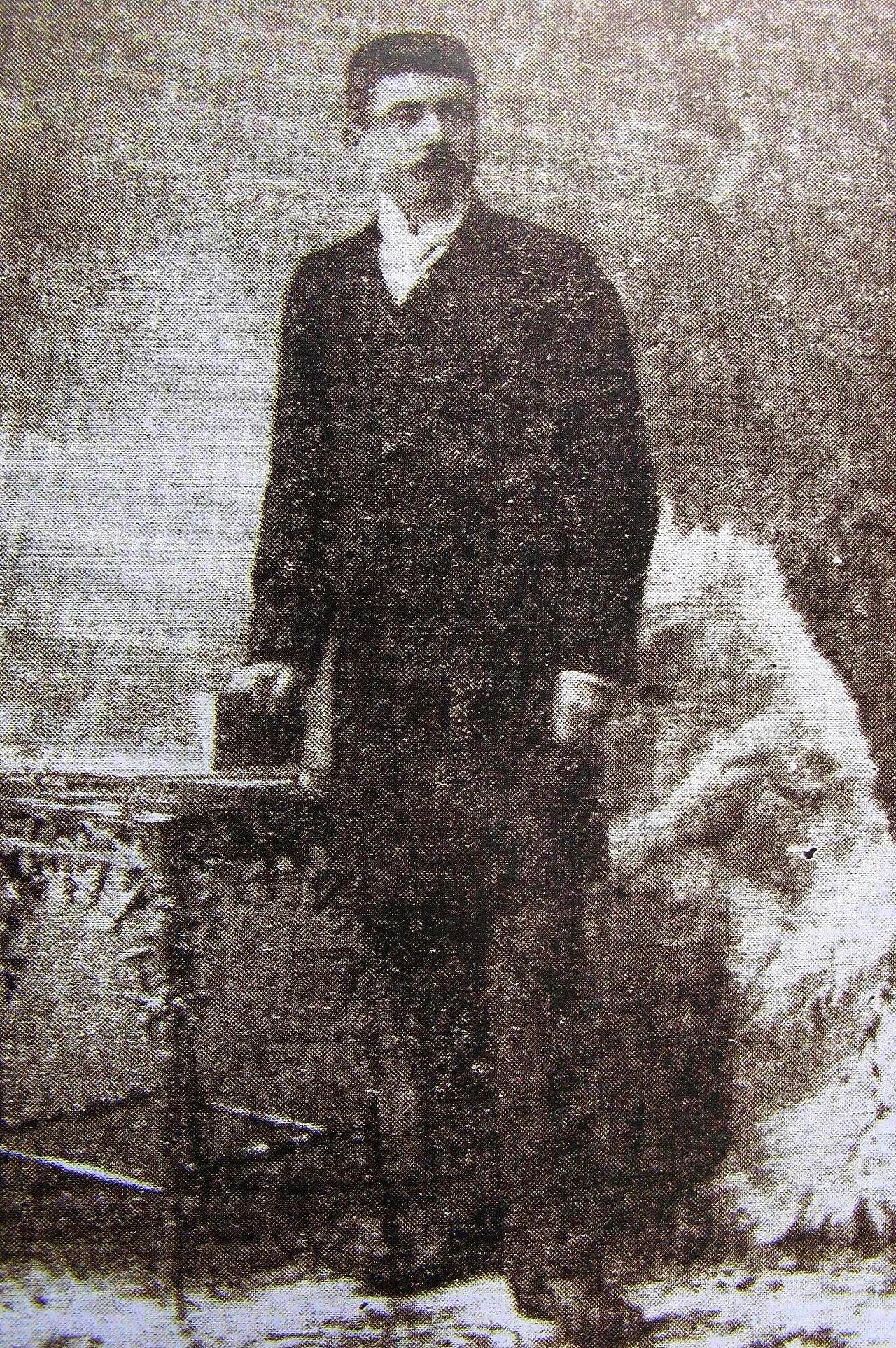 Porträt von Atanasije Pejatović (1875–1903) – Gedenkseite