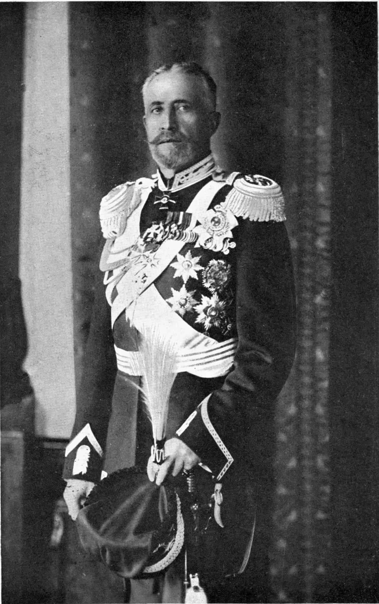 Porträt von Nikolai Nikolajewitsch Romanow (1856–1929) – Gedenkseite