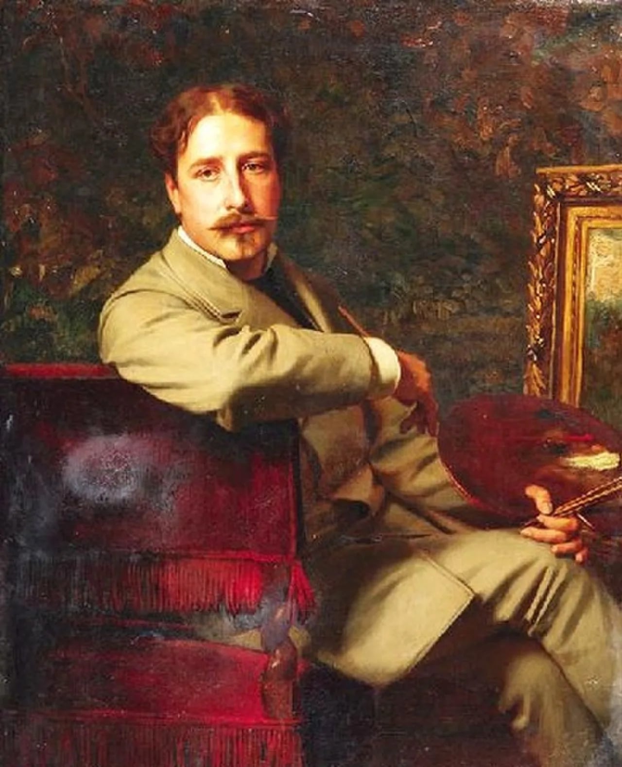 Portrait of Max Volkhart (1848–1924) – memorial page